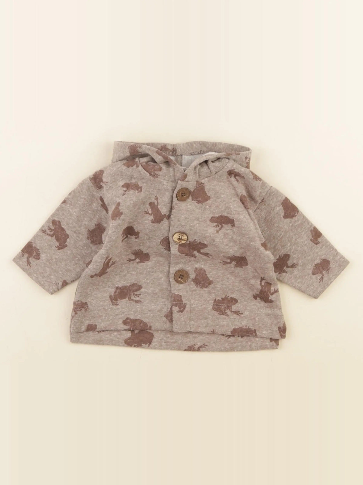 Play Up - sweat marron - 3 mois