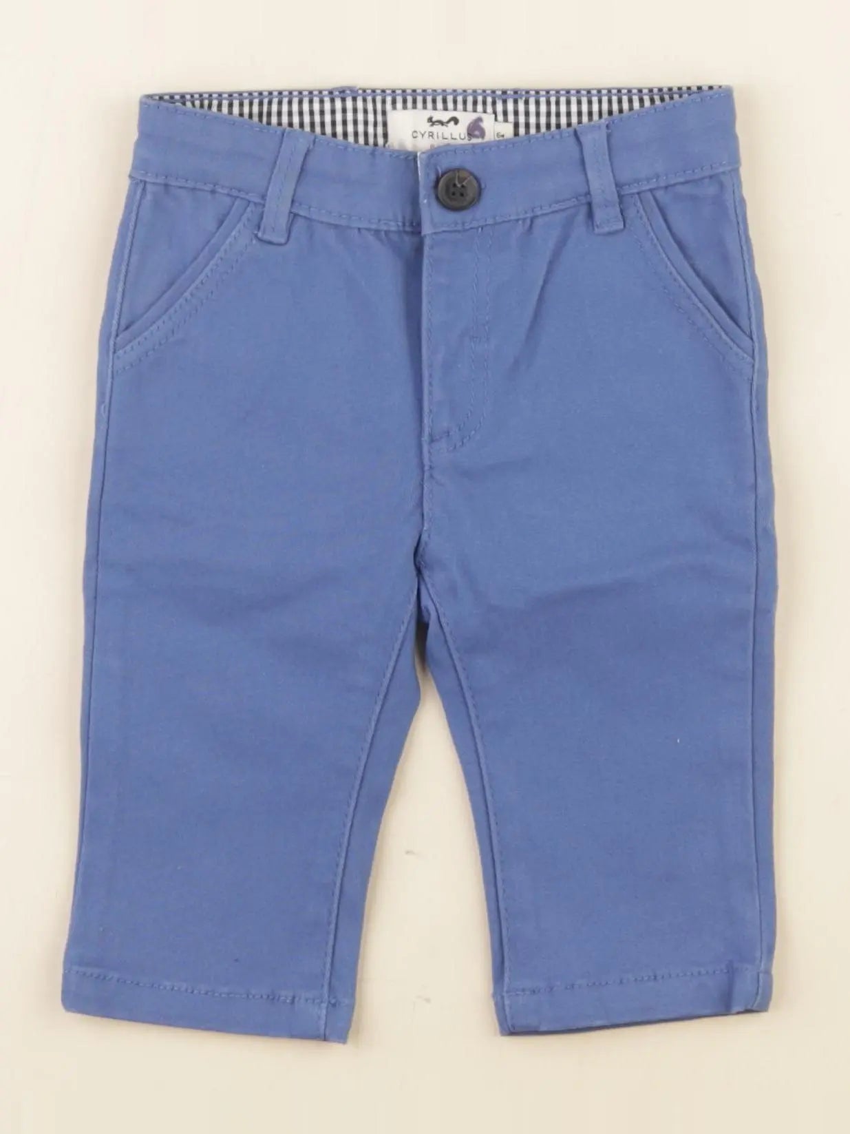 Cyrillus - pantalon bleu - 6 mois