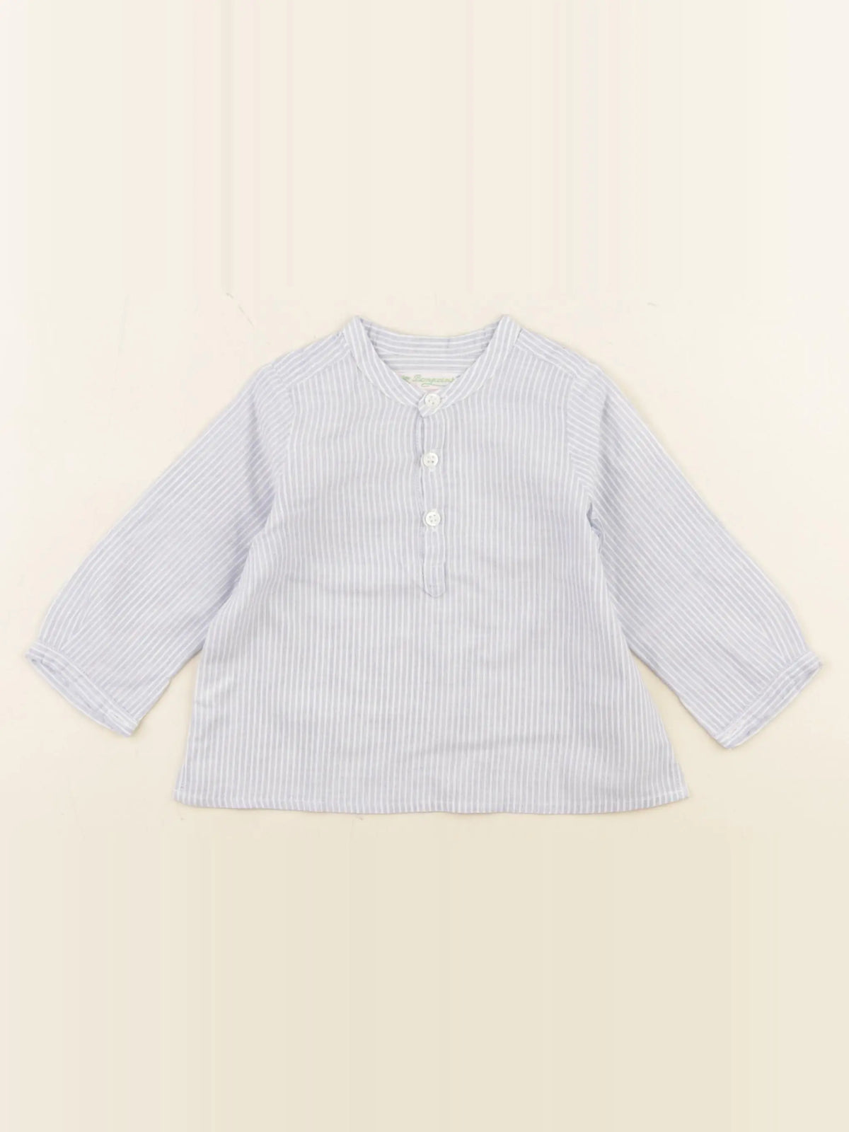 Bonpoint - chemise bleu - 6 mois