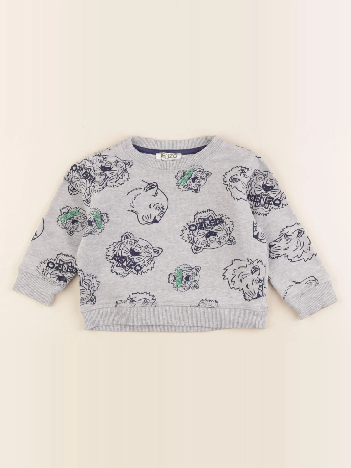 Kenzo - sweat gris - 2 ans