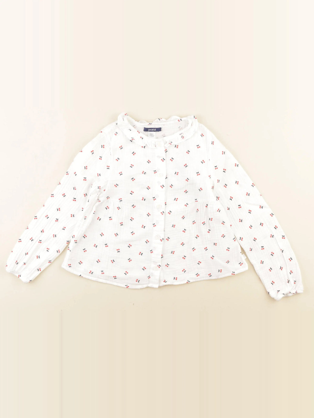 Okaidi - blouse blanc - 6 ans