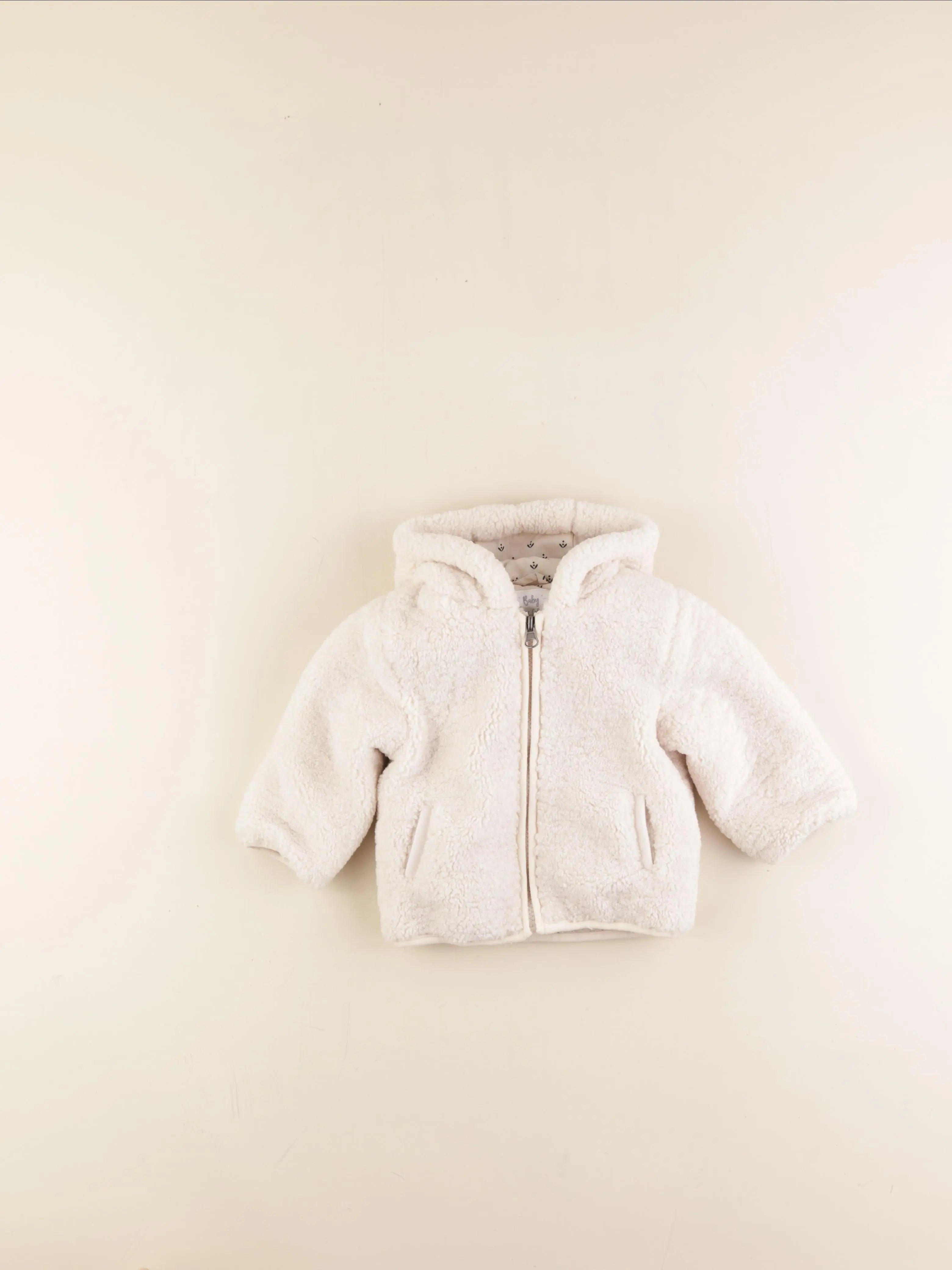 Vertbaudet - veste beige - 9 mois