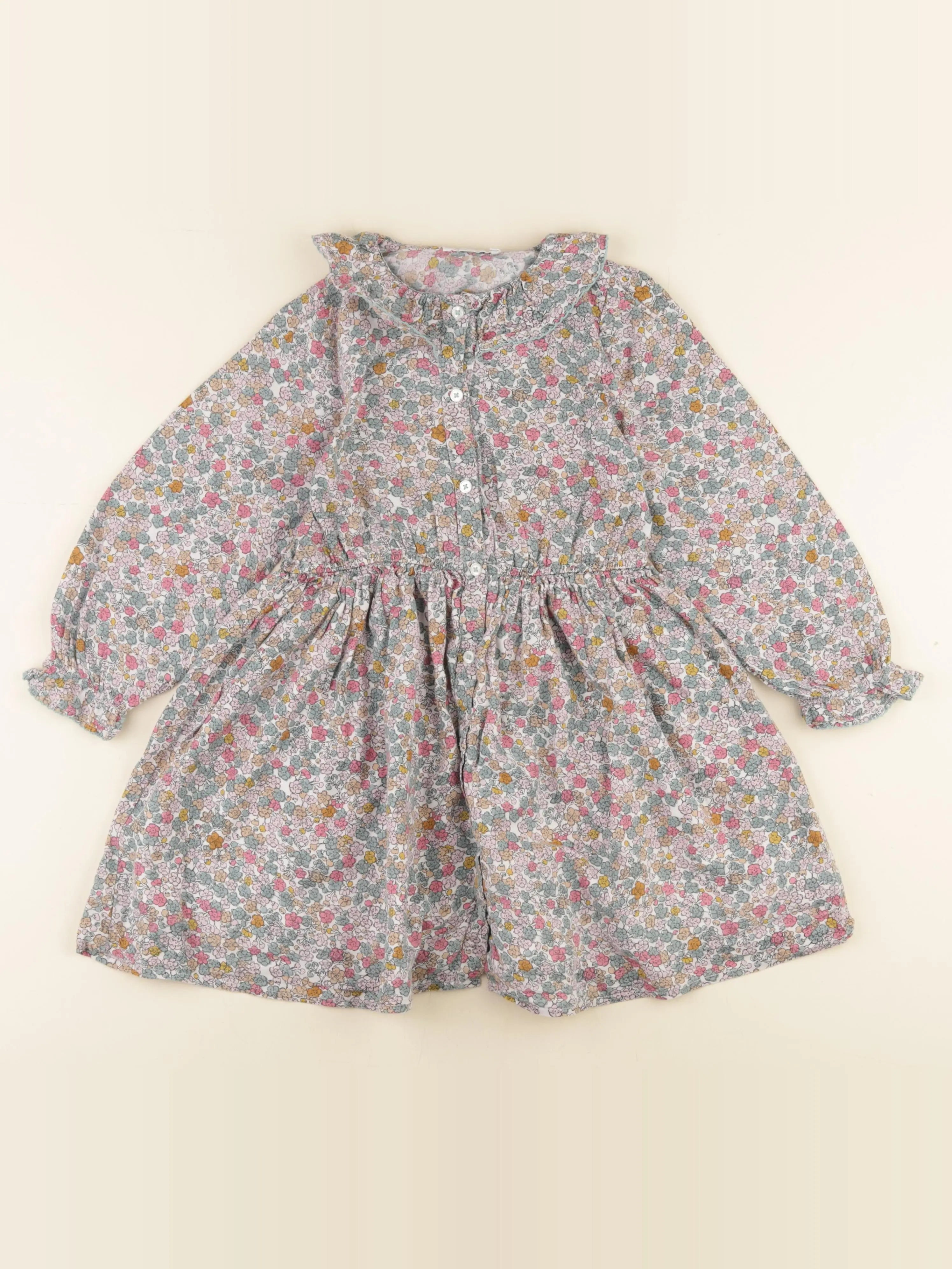 Monoprix - robe vert - 6 ans