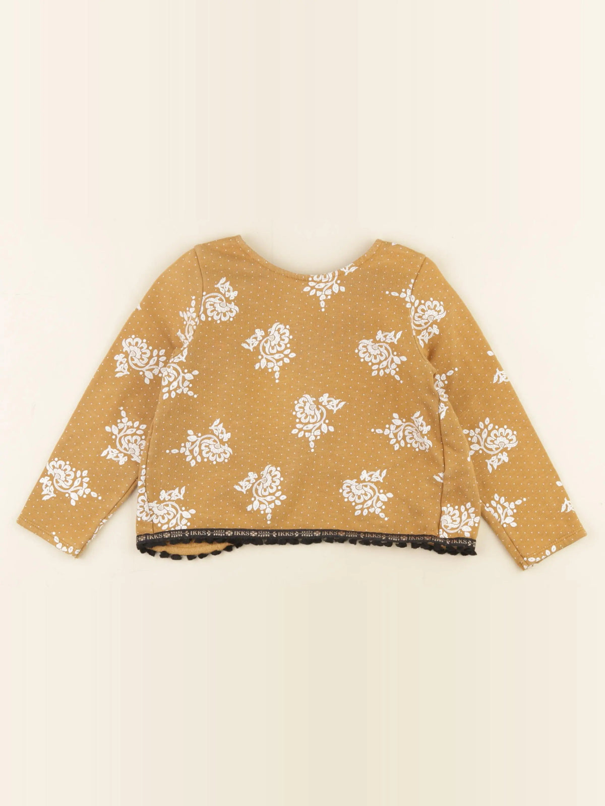 IKKS - sweat marron - 2 ans