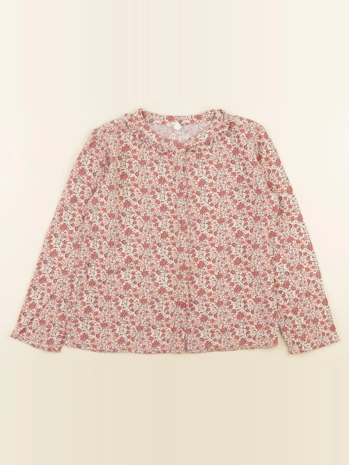 Little Cigogne - blouse rose - 6 ans