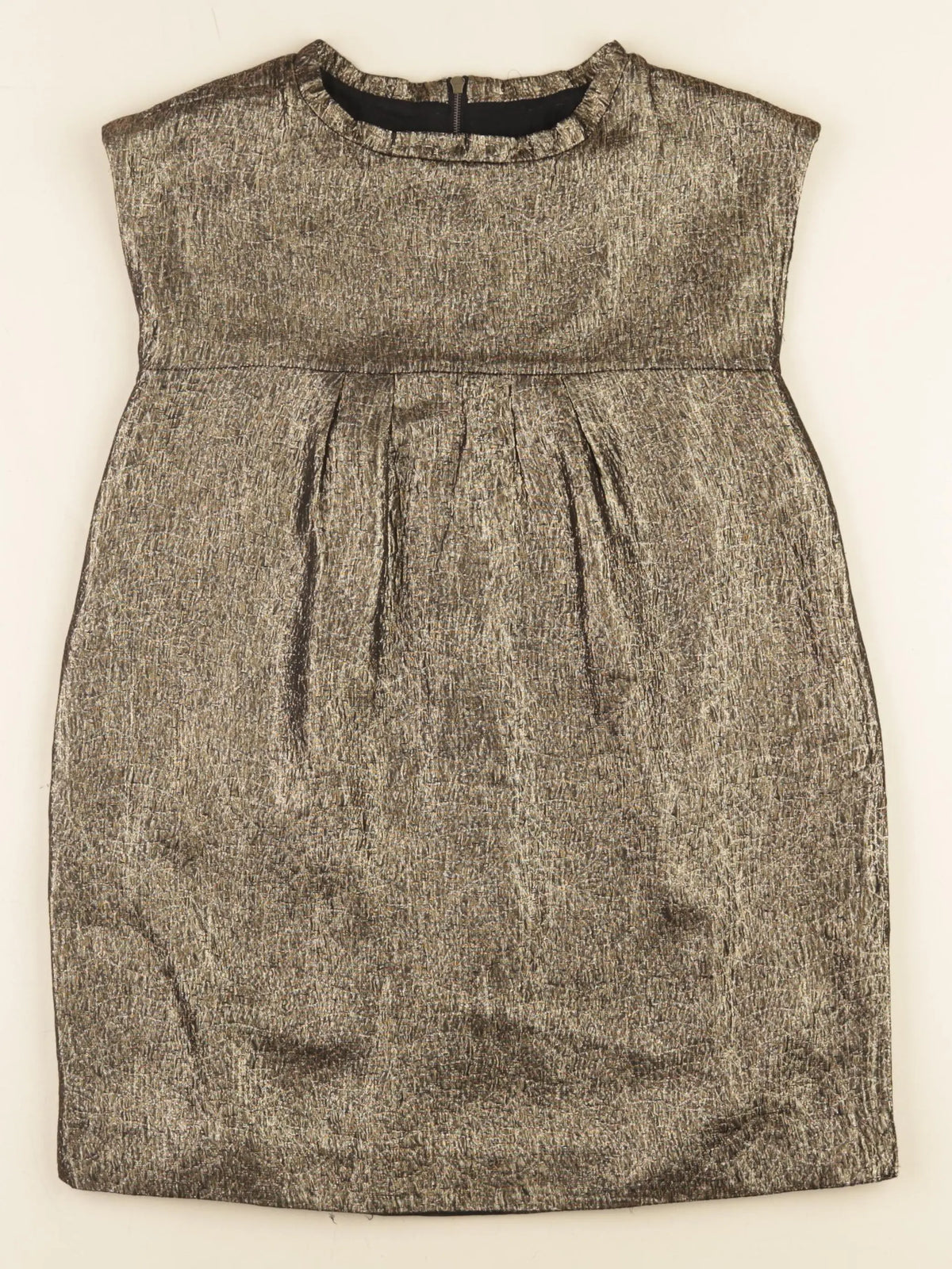 Bonpoint - robe or - 10 ans