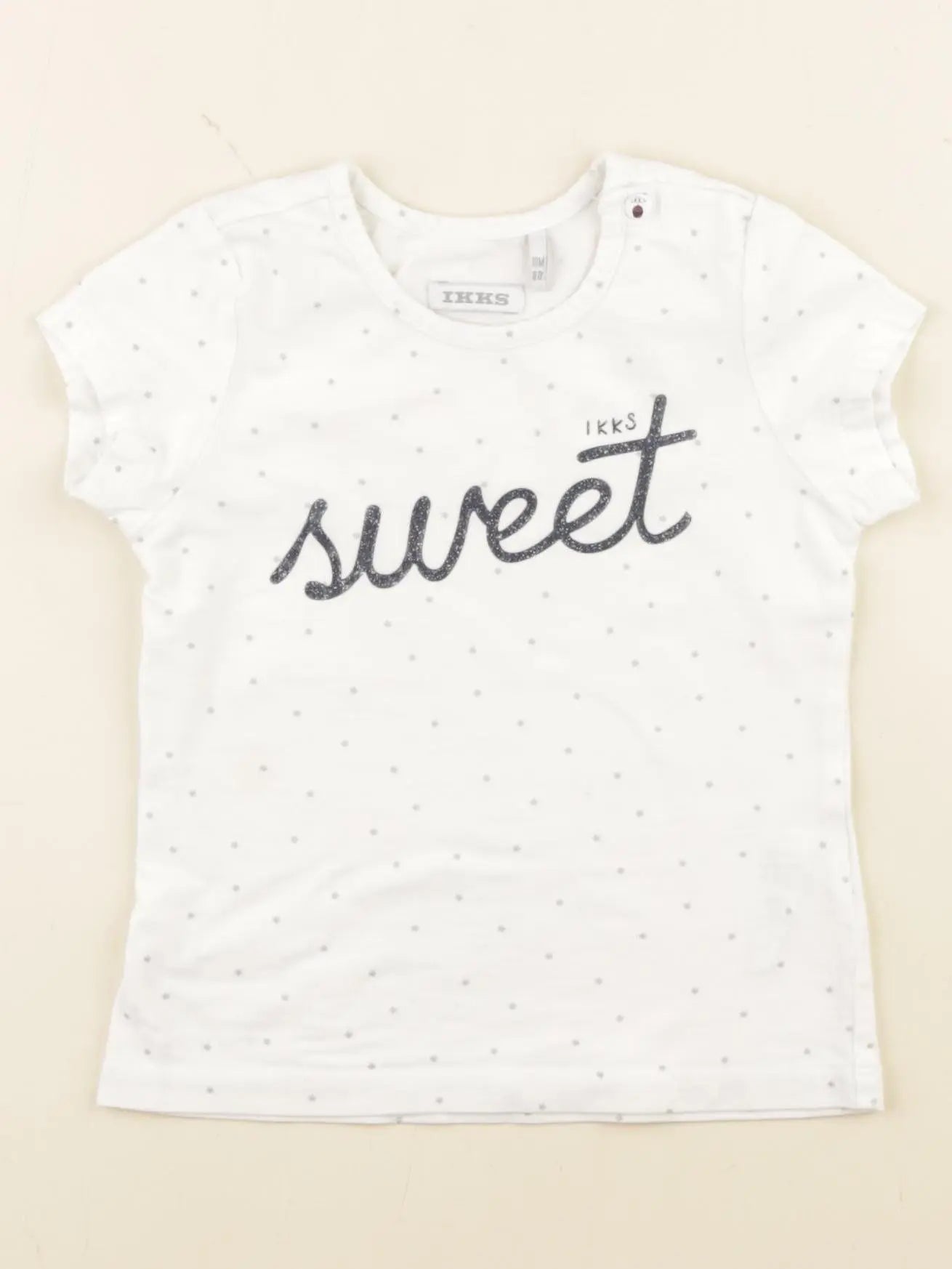 IKKS - tee-shirt blanc - 18 mois