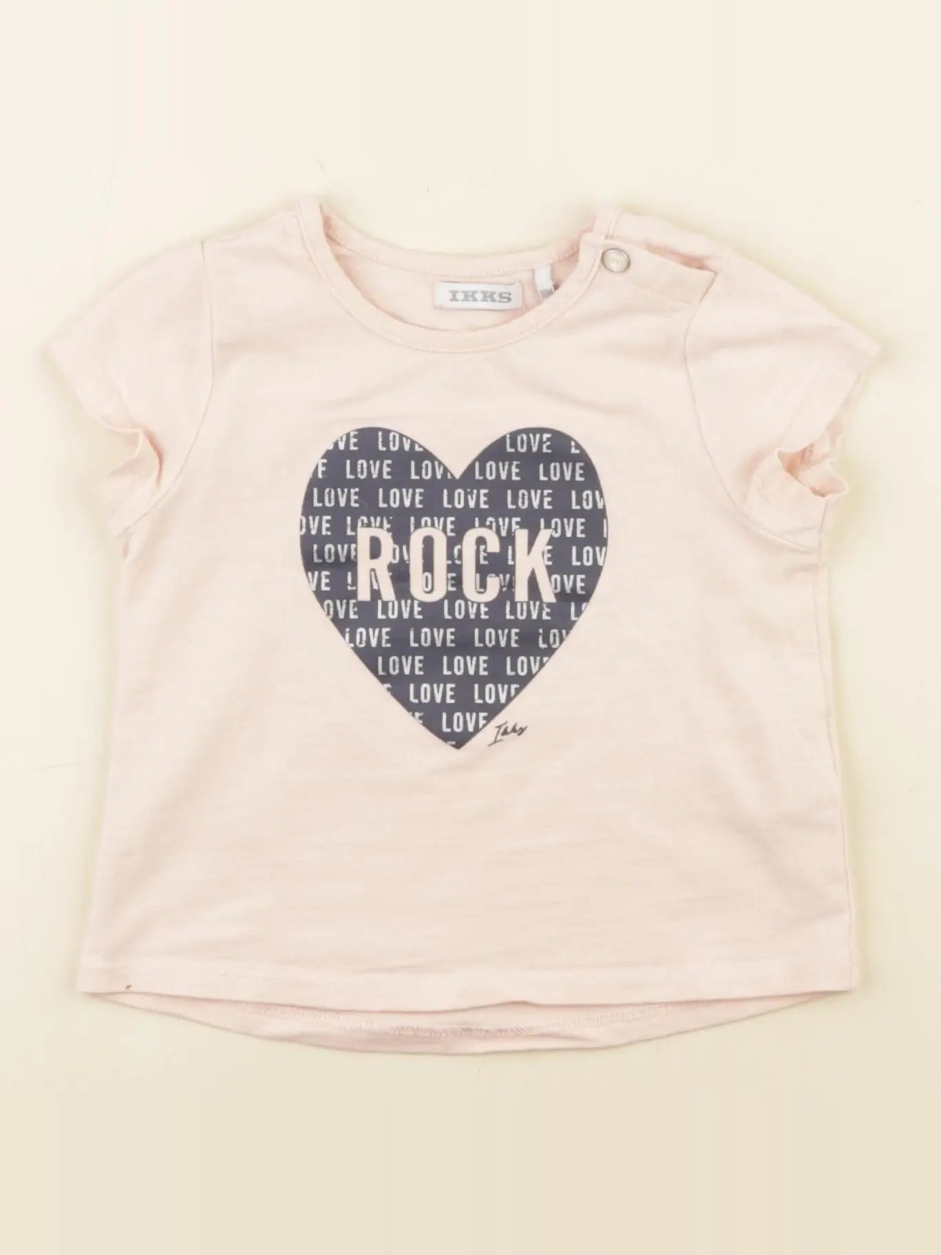 IKKS - tee-shirt rose - 18 mois