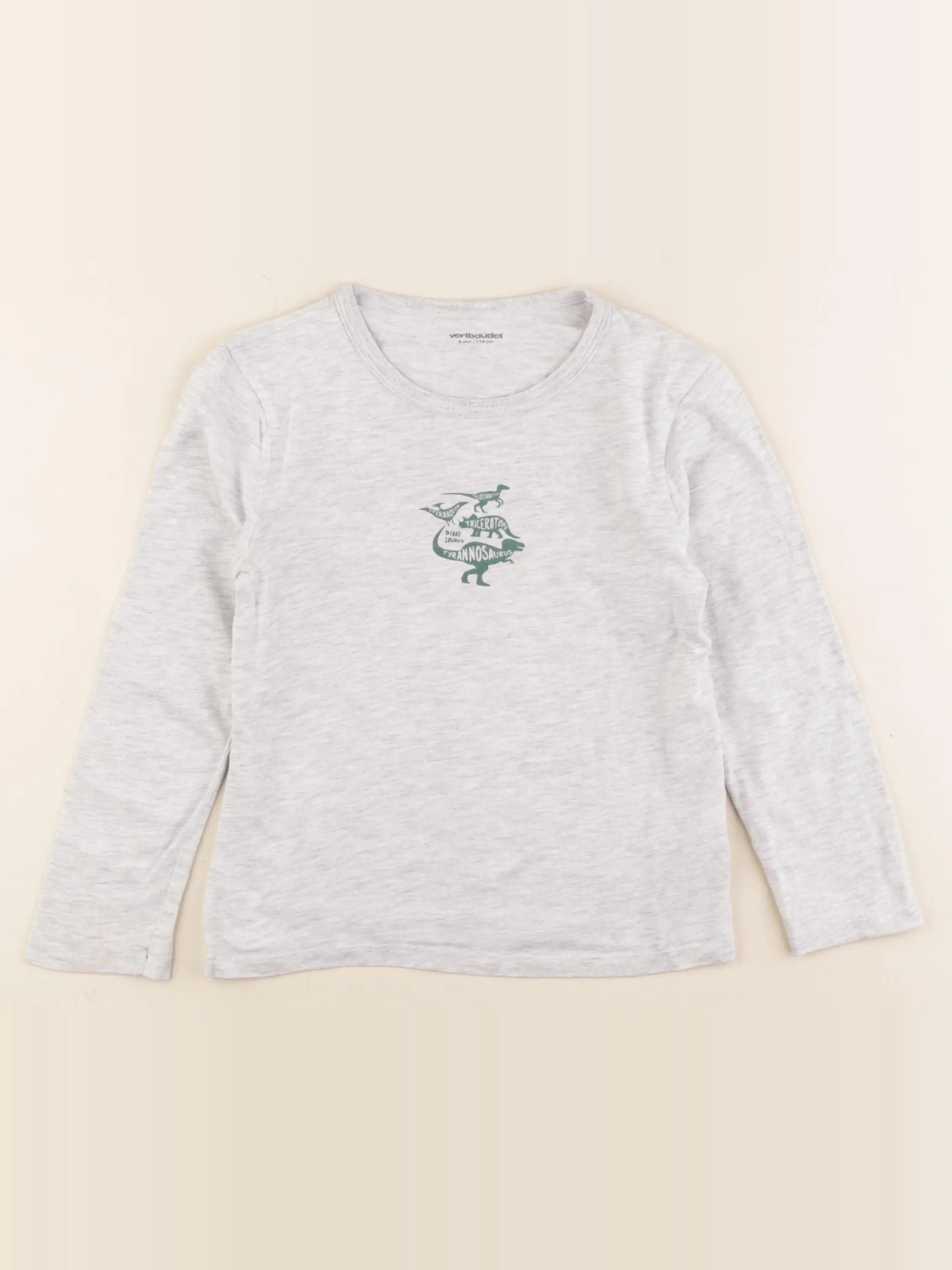 Vertbaudet - maillot de corps gris - 6 ans