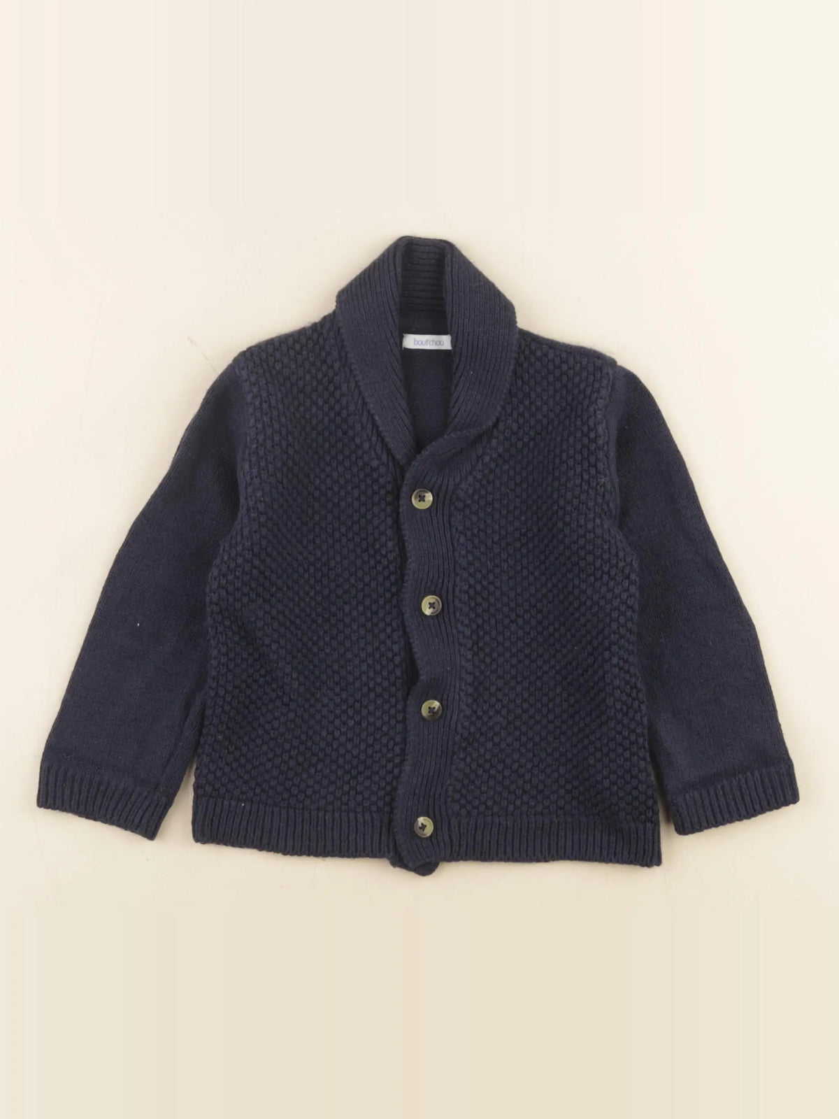 Boutchou - gilet bleu - 18 mois