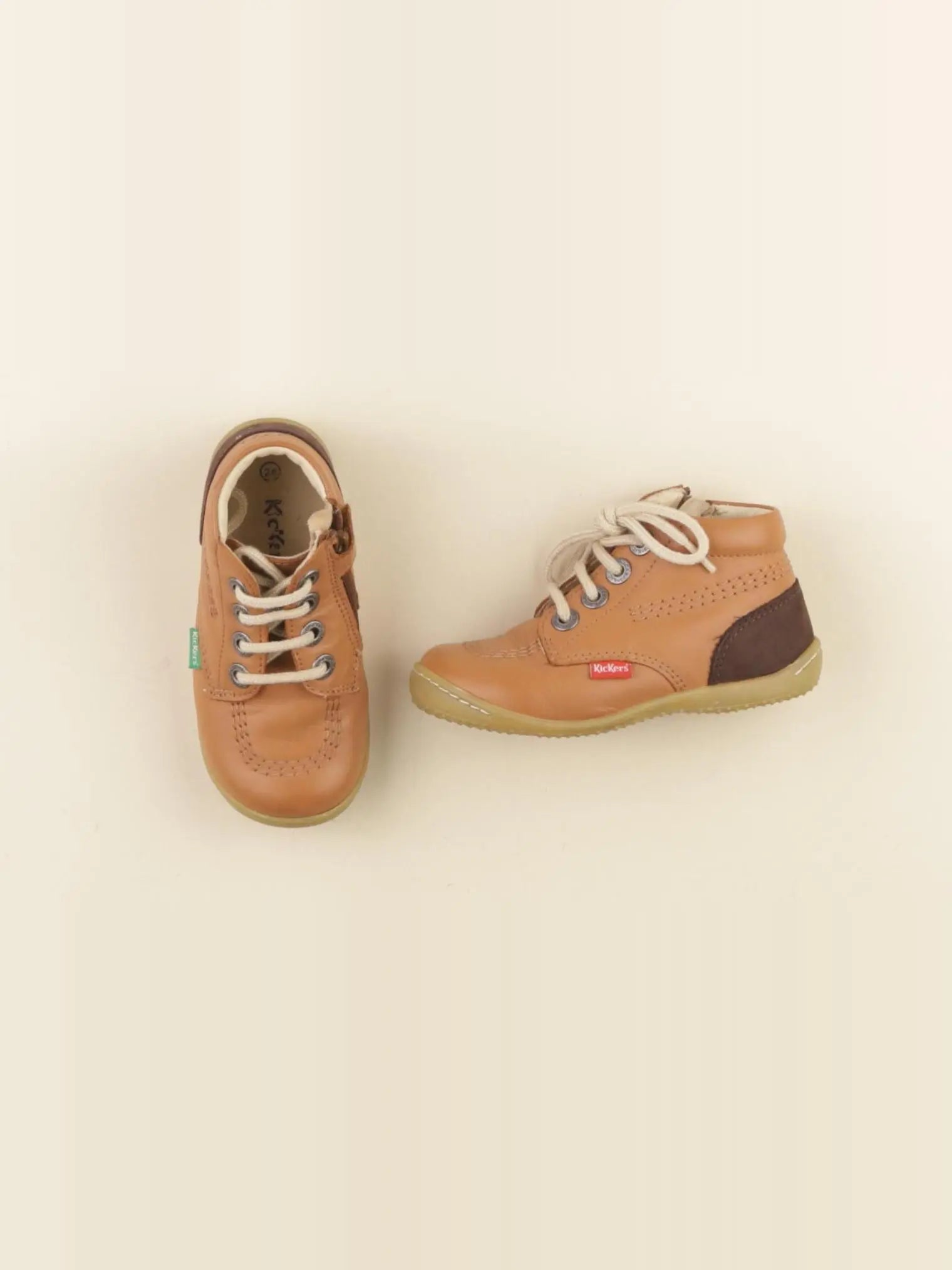 Kickers - bottillons marron - pointure 24