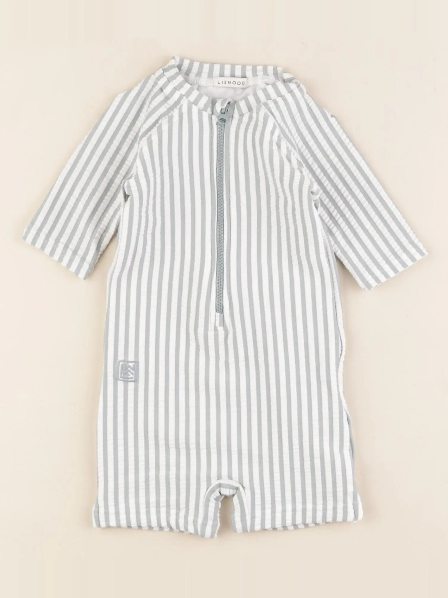 Liewood - combi de bain blanc, vert - 3 mois