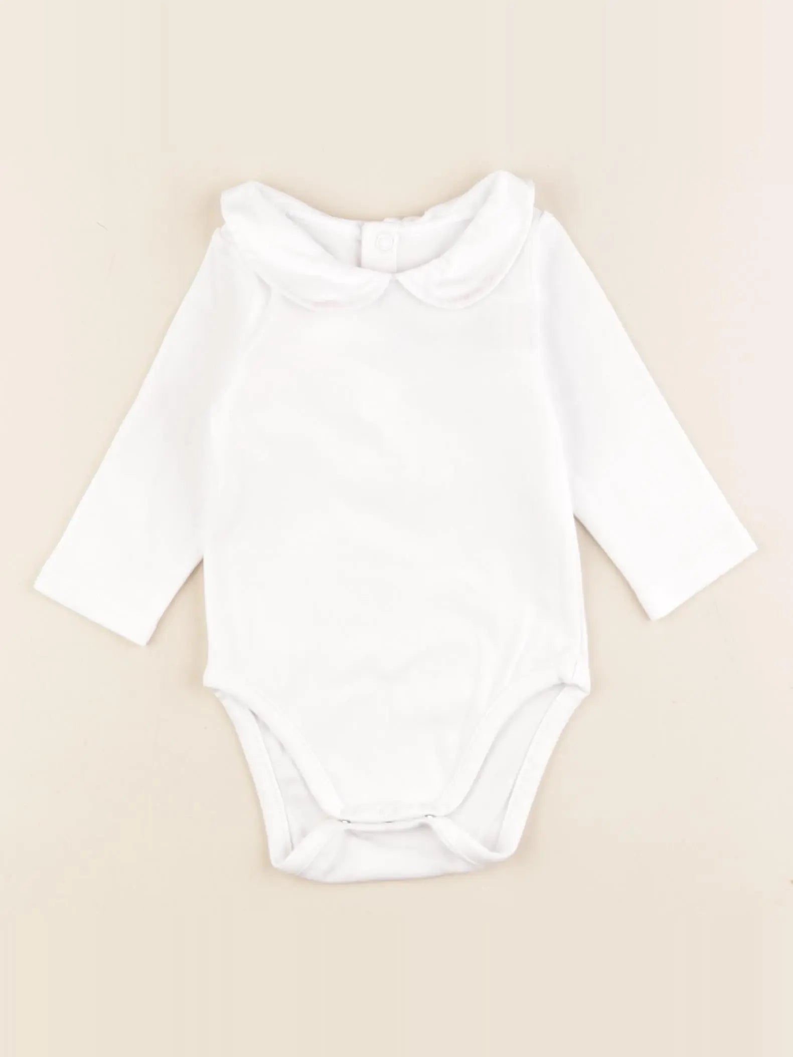 Jacadi - body à col blanc - 6 mois
