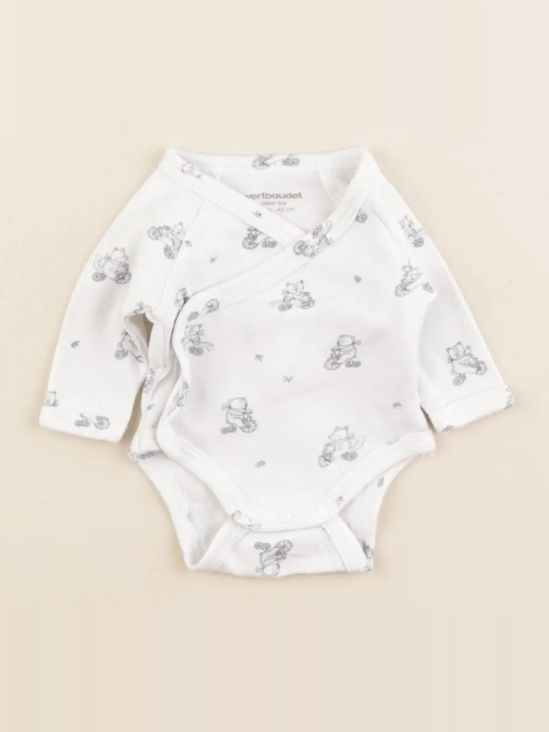 Vertbaudet - body blanc - Prématuré