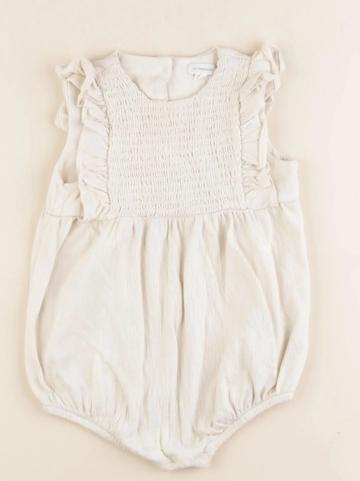 Vertbaudet - combinaison beige - 18 mois