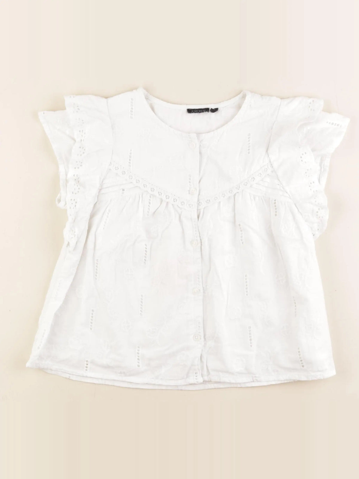 IKKS - blouse blanc - 8 ans