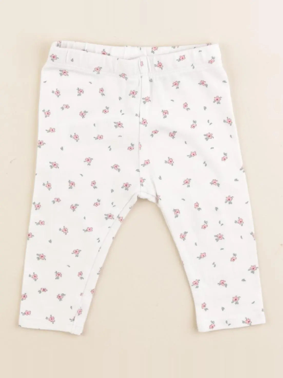 Vertbaudet - legging blanc - 3 mois