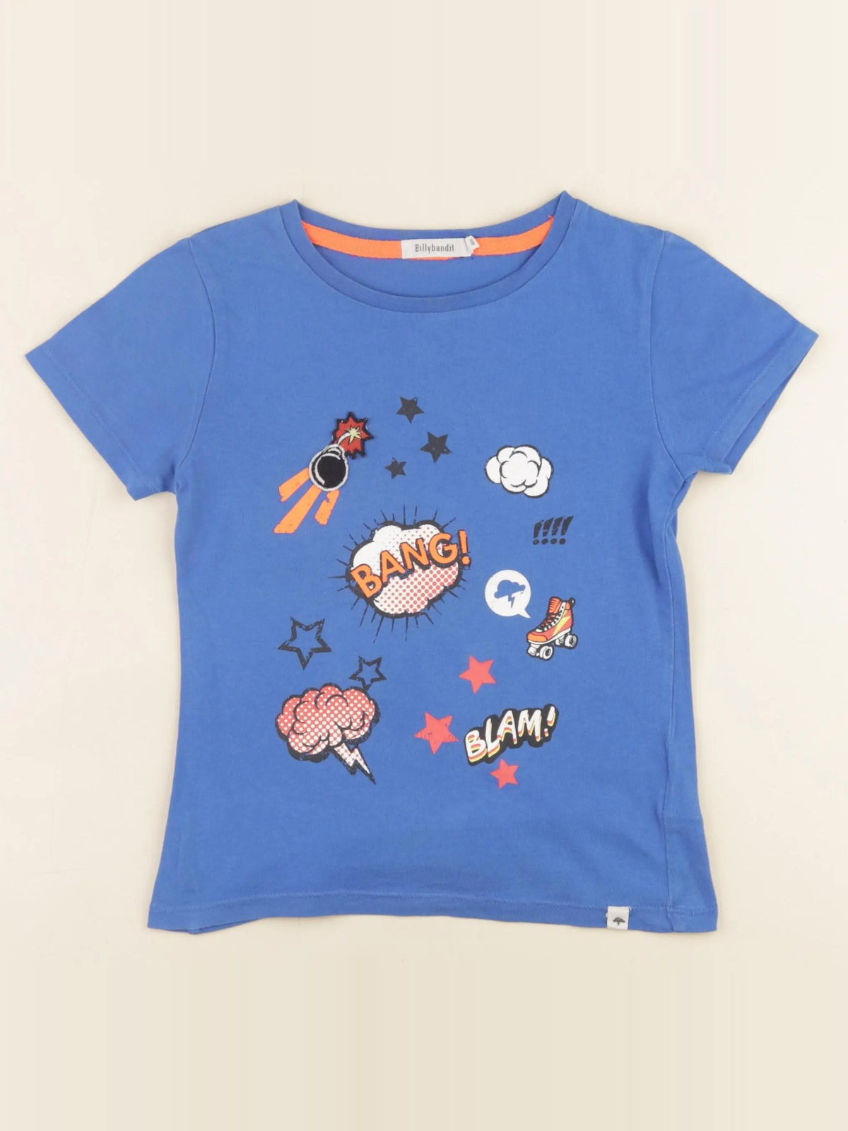 Billy Bandit - tee-shirt bleu - 6 ans