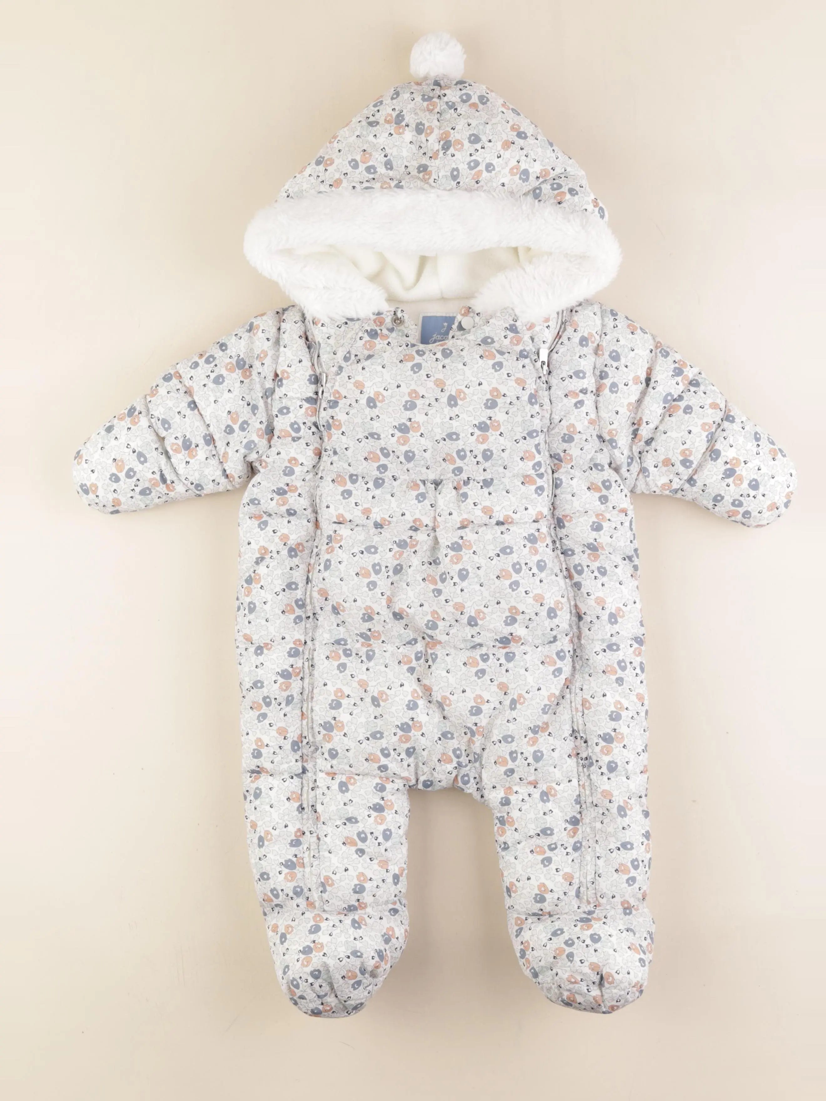 Jacadi - combi-pilote liberty multicolore - 6 mois