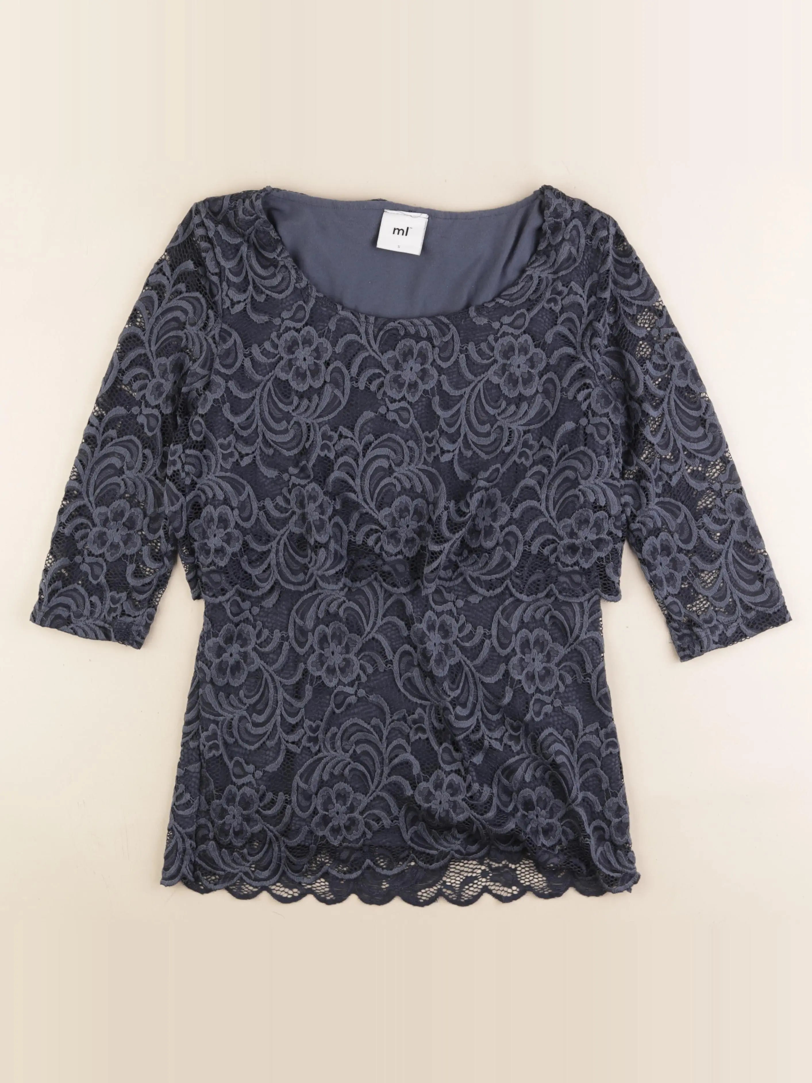 Mamalicious - blouse grossesse bleu - s