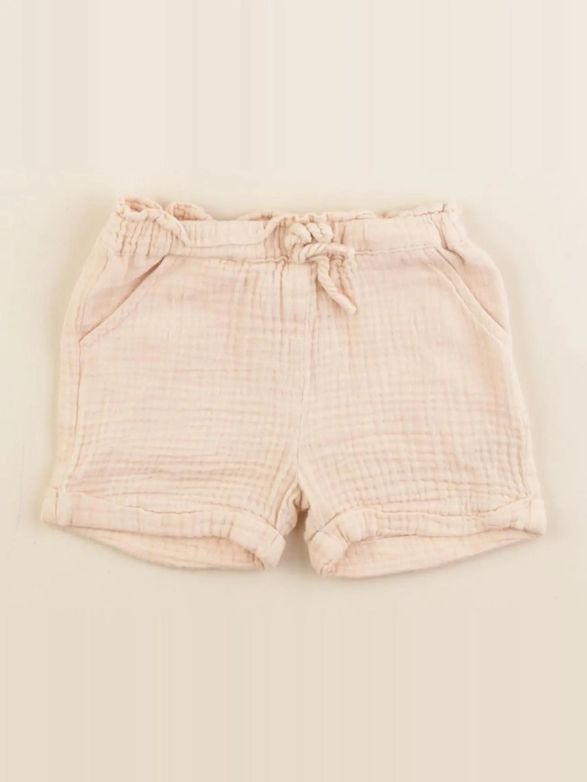 Vertbaudet - short rose - 12 mois