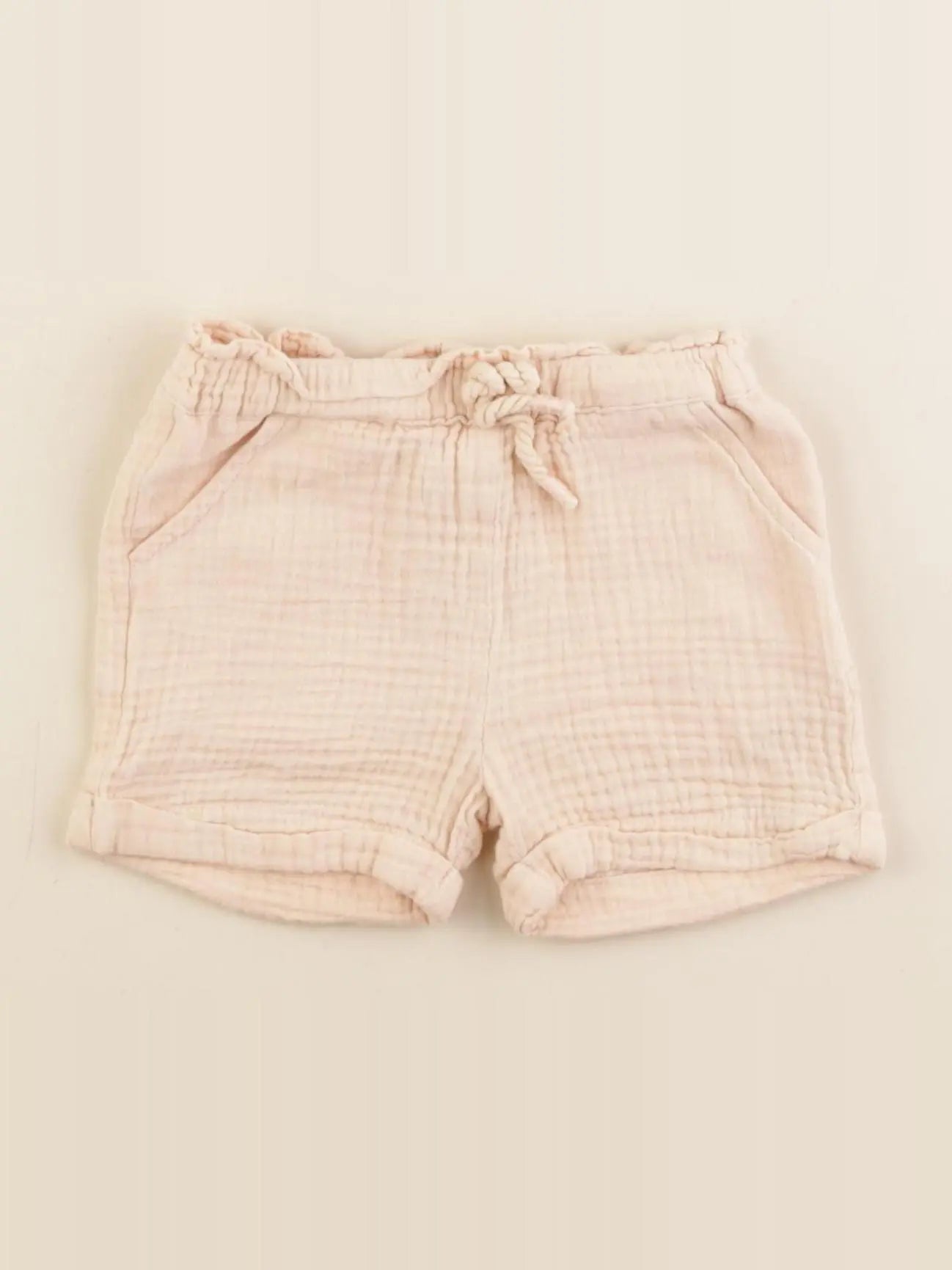 Vertbaudet - short rose - 12 mois