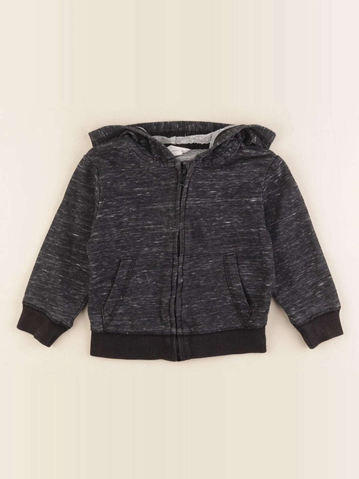 H&M - sweat bleu - 18/24 mois