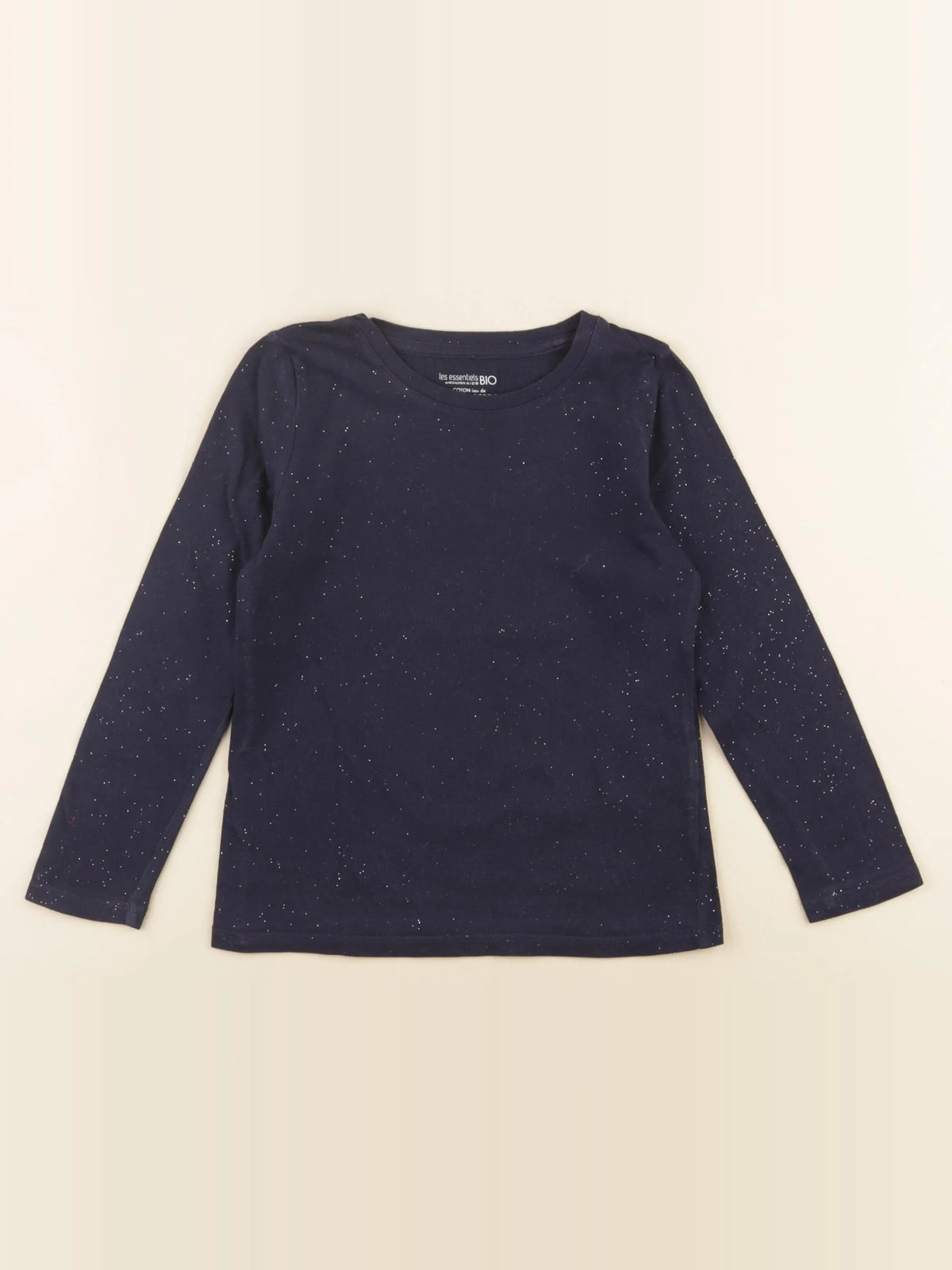 Monoprix - tee-shirt bleu, argent - 5 ans