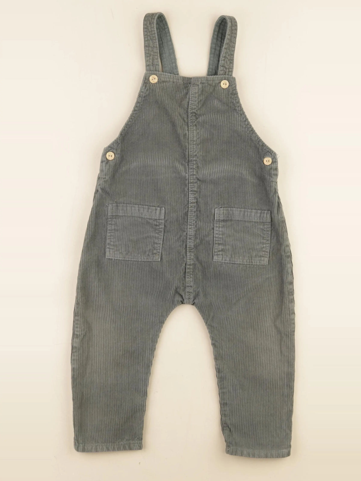 H&M - salopette vert - 24/36 mois