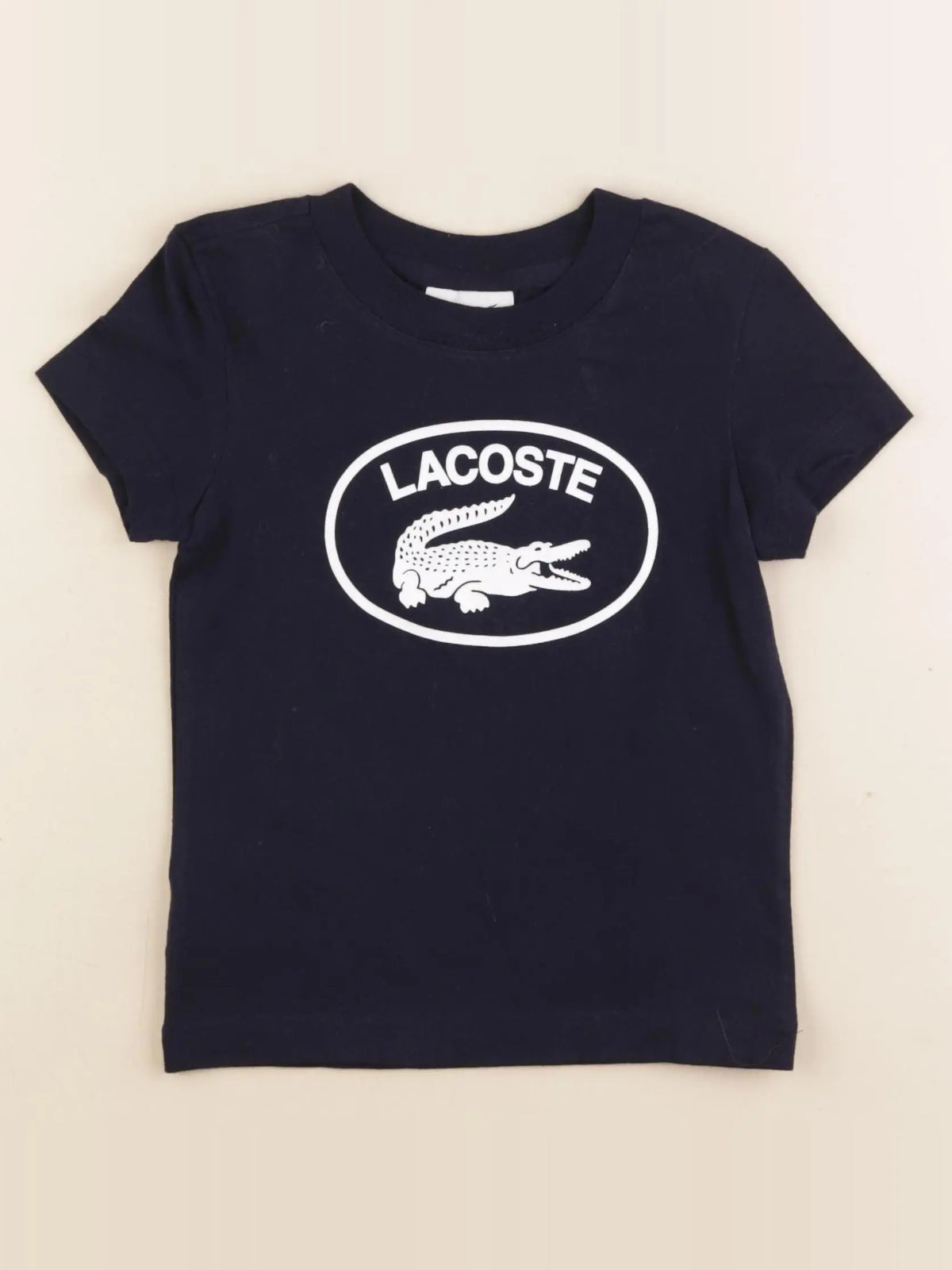 Lacoste - tee-shirt bleu - 2 ans