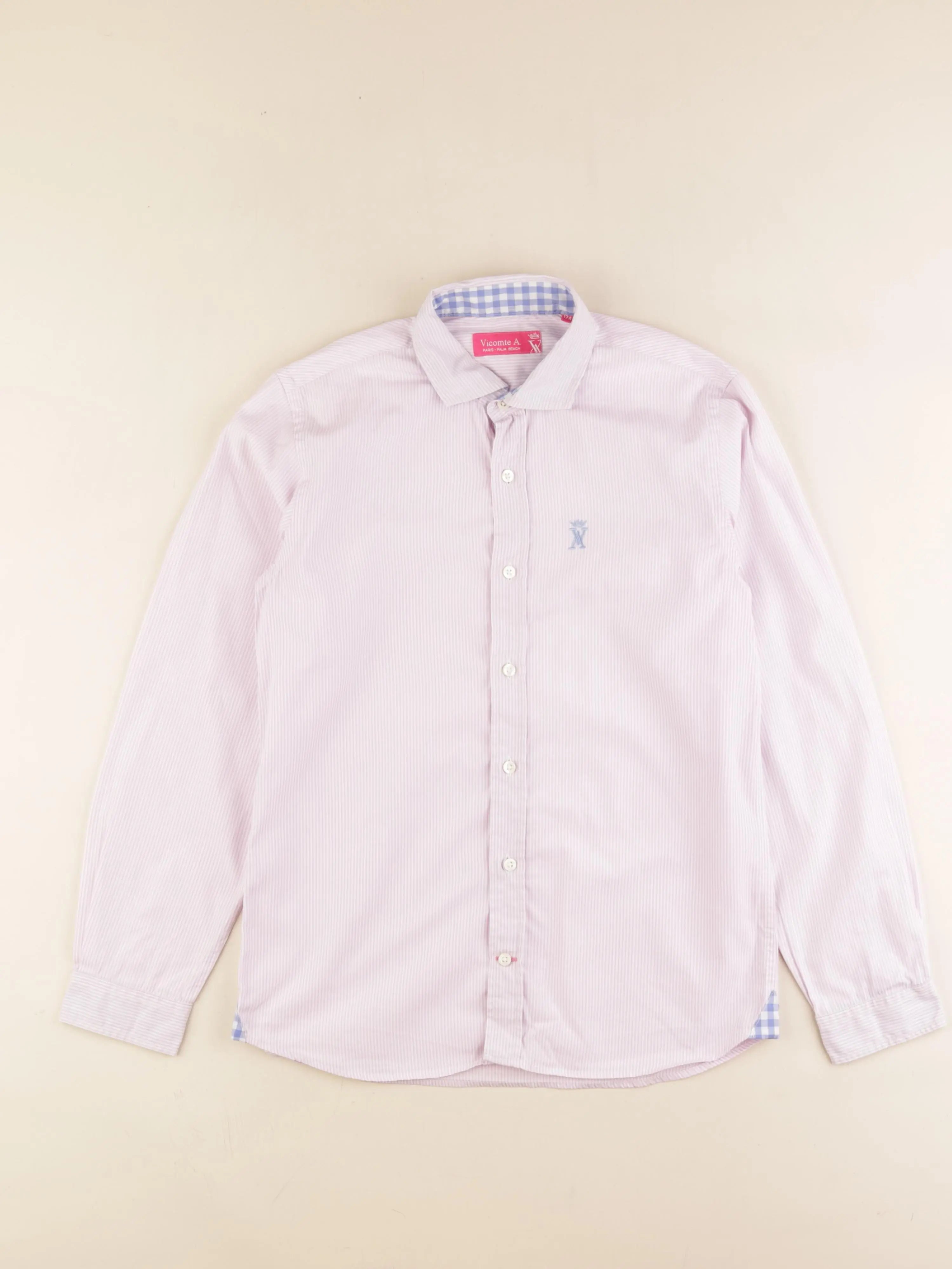 Vicomte A.  - chemise rose - 12 ans