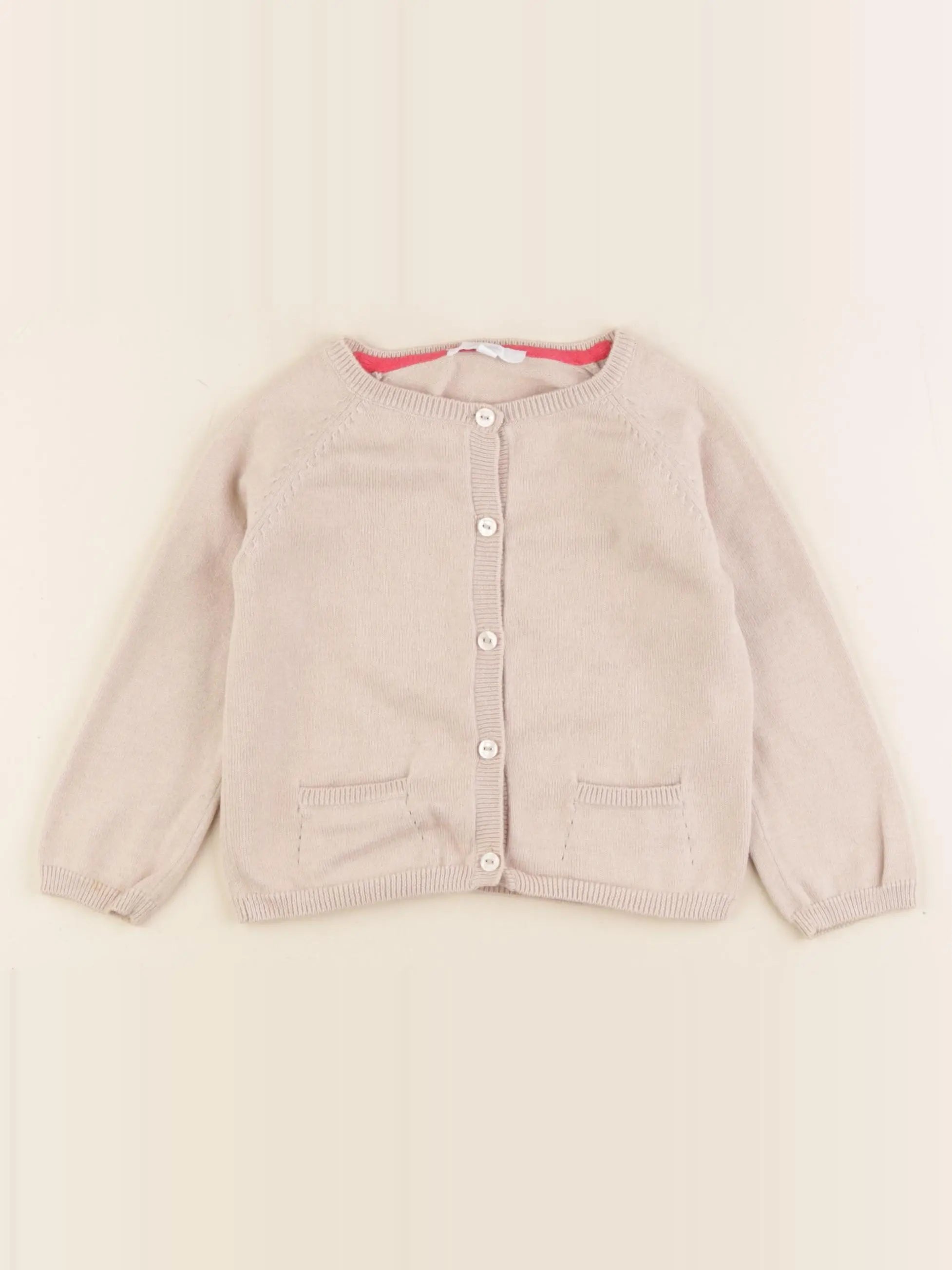 Jacadi - gilet beige - 2 ans