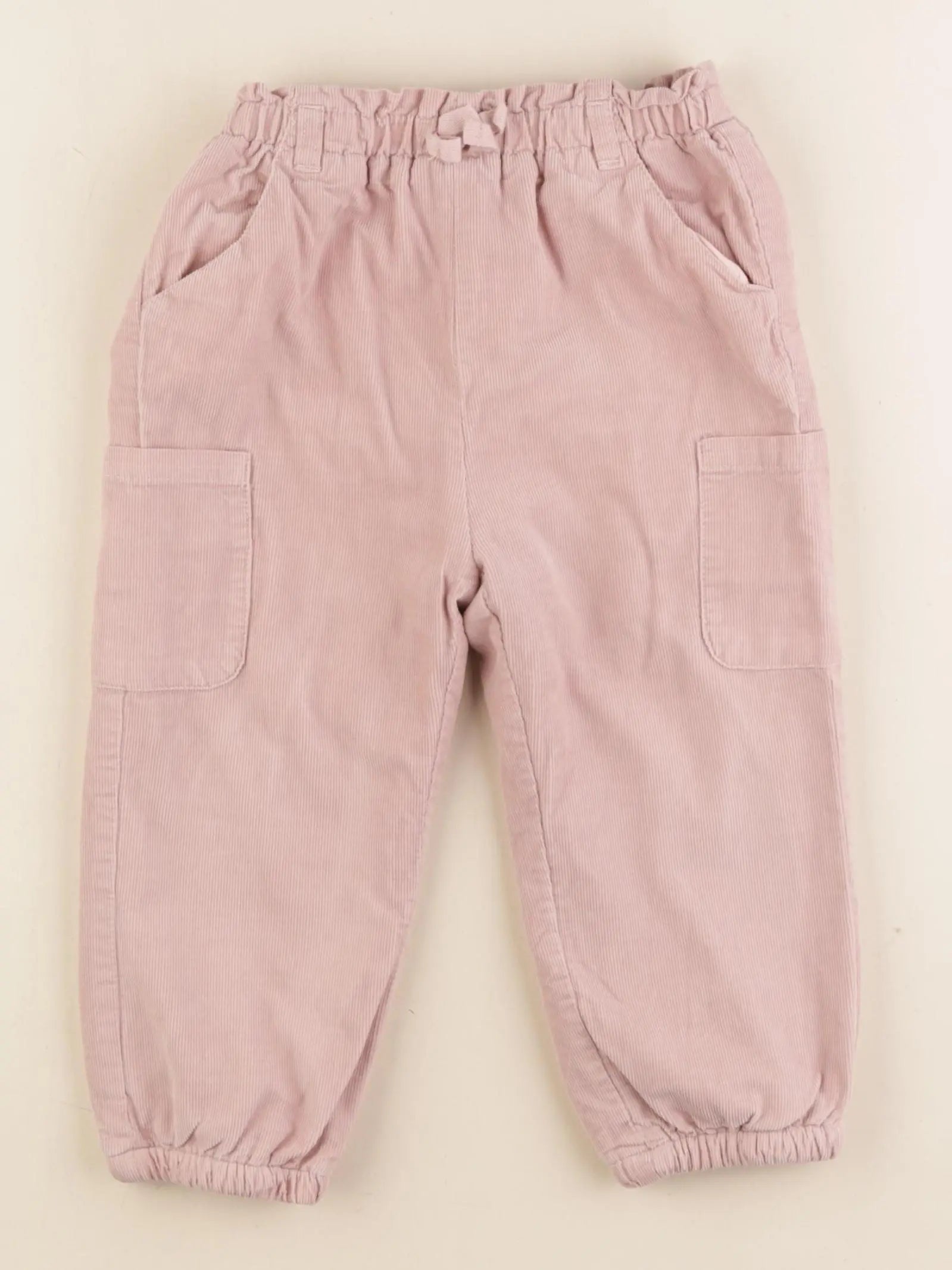 Vertbaudet - pantalon doublé rose - 36 mois