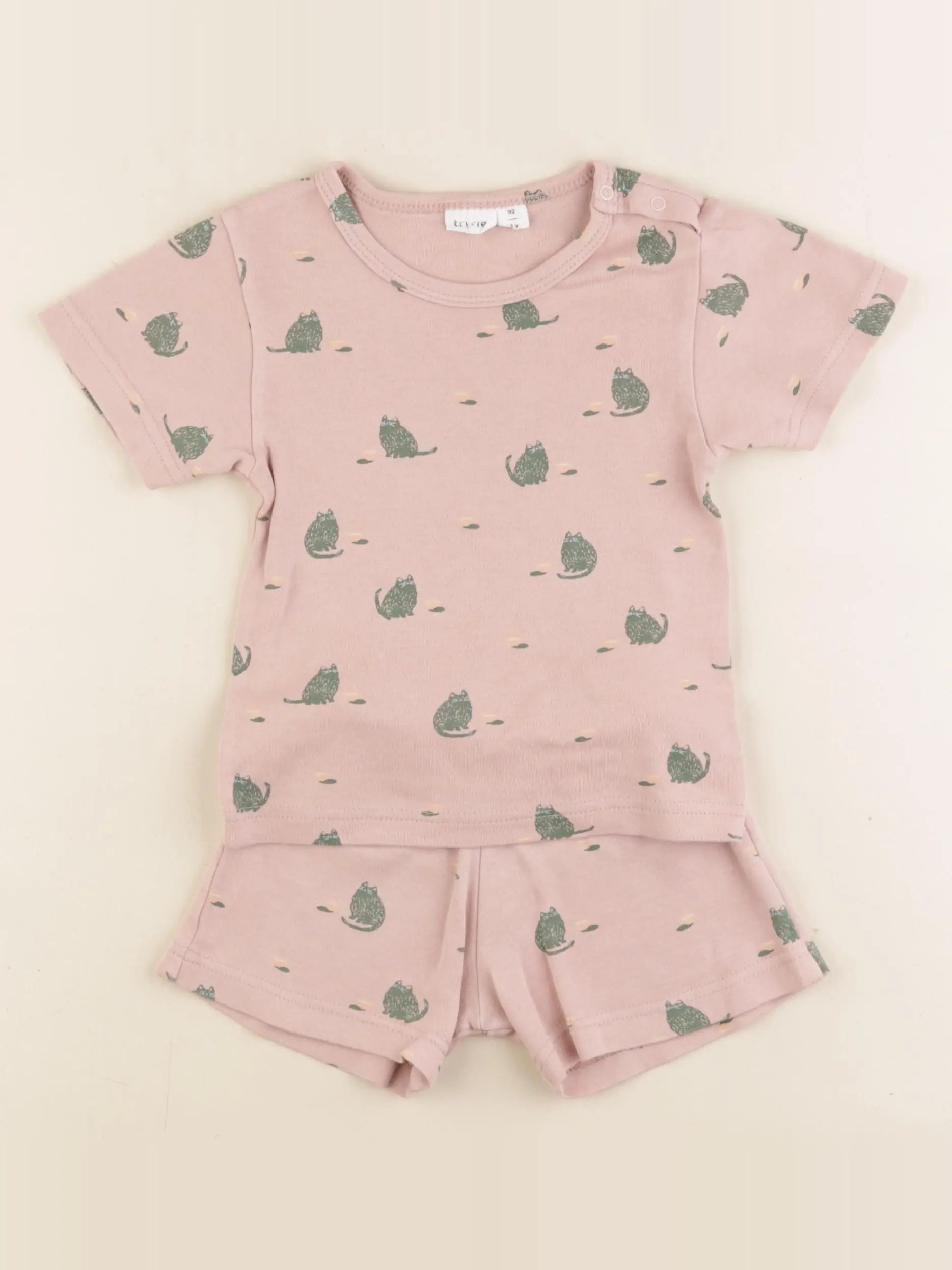 Trixie - pyjama coton rose - 2 ans