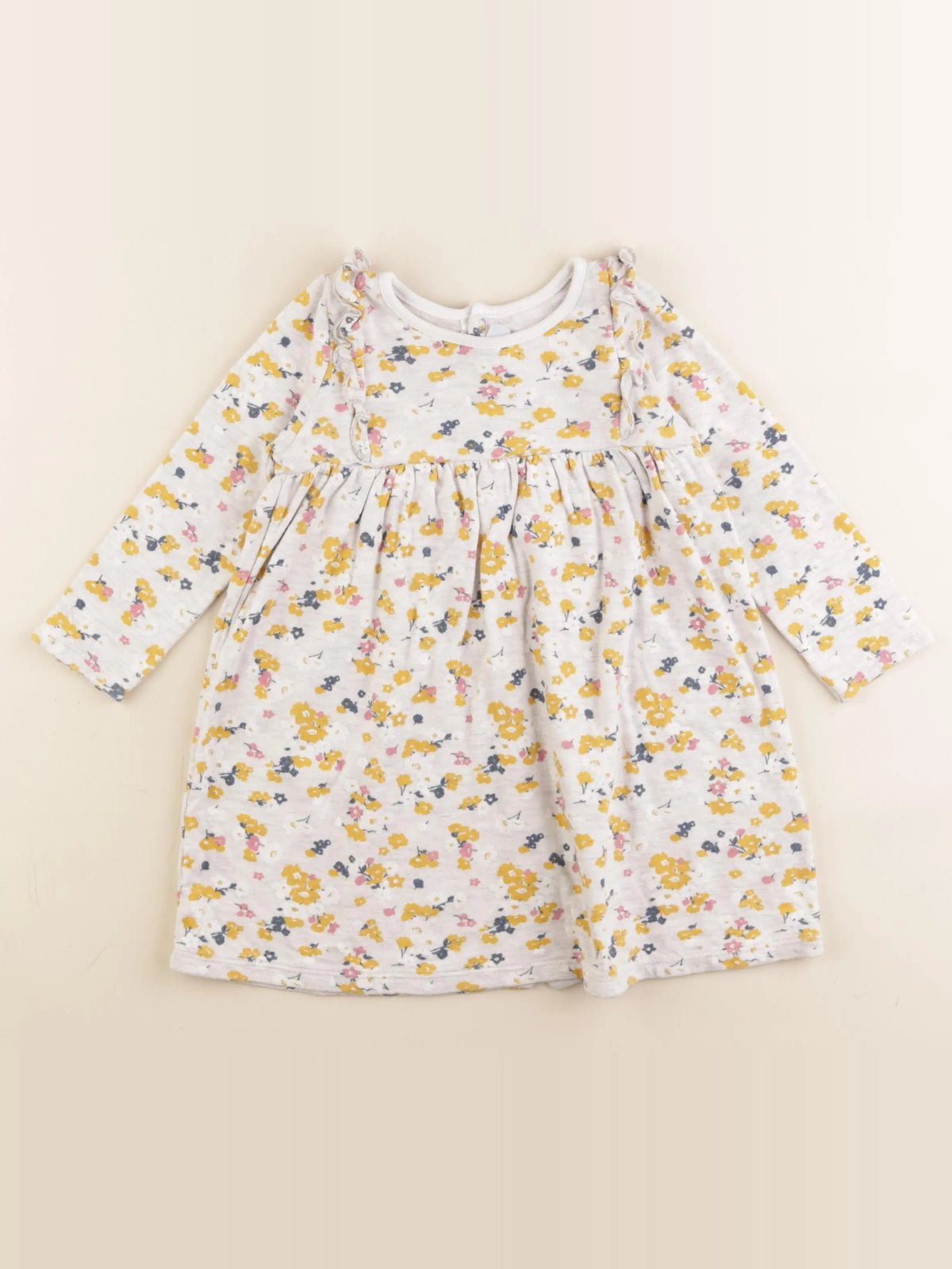 Petit Bateau - robe multicolore - 24 mois
