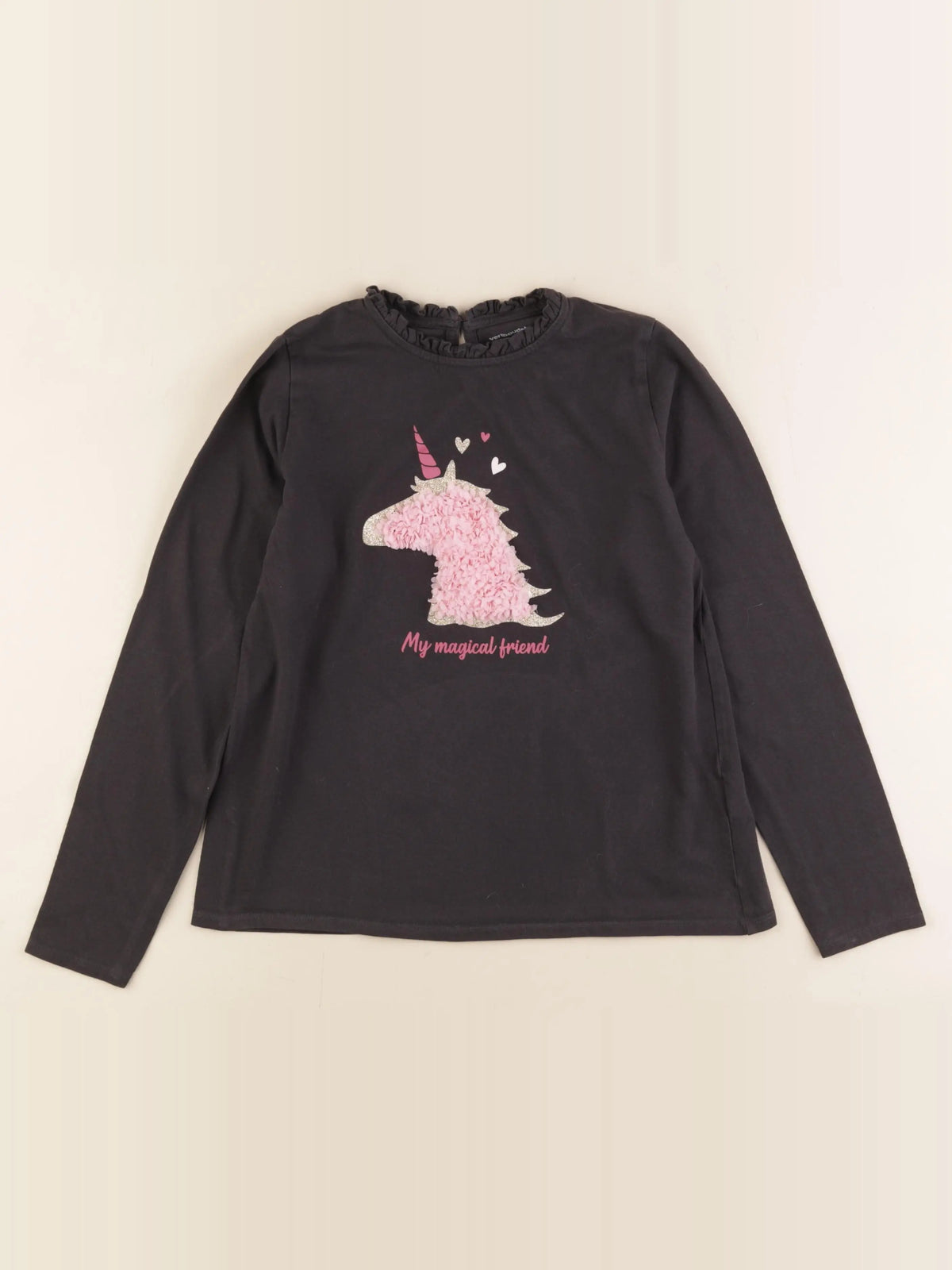 Vertbaudet - tee-shirt gris - 12 ans