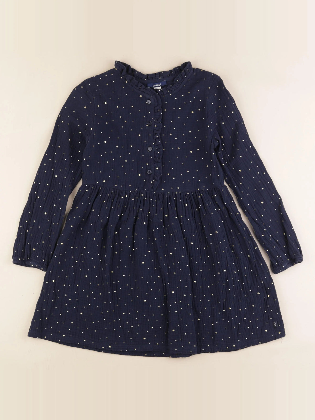 Okaidi - robe bleu - 8 ans