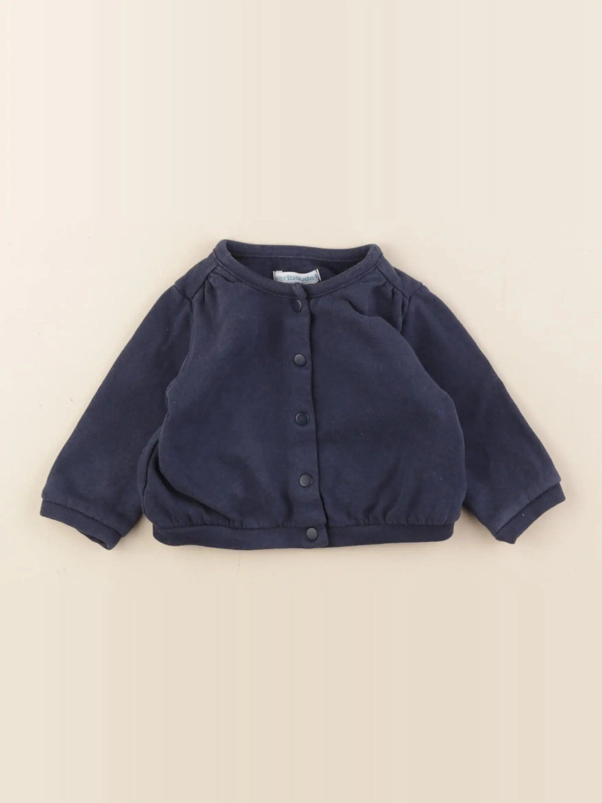 Vertbaudet - sweat bleu - 6 mois