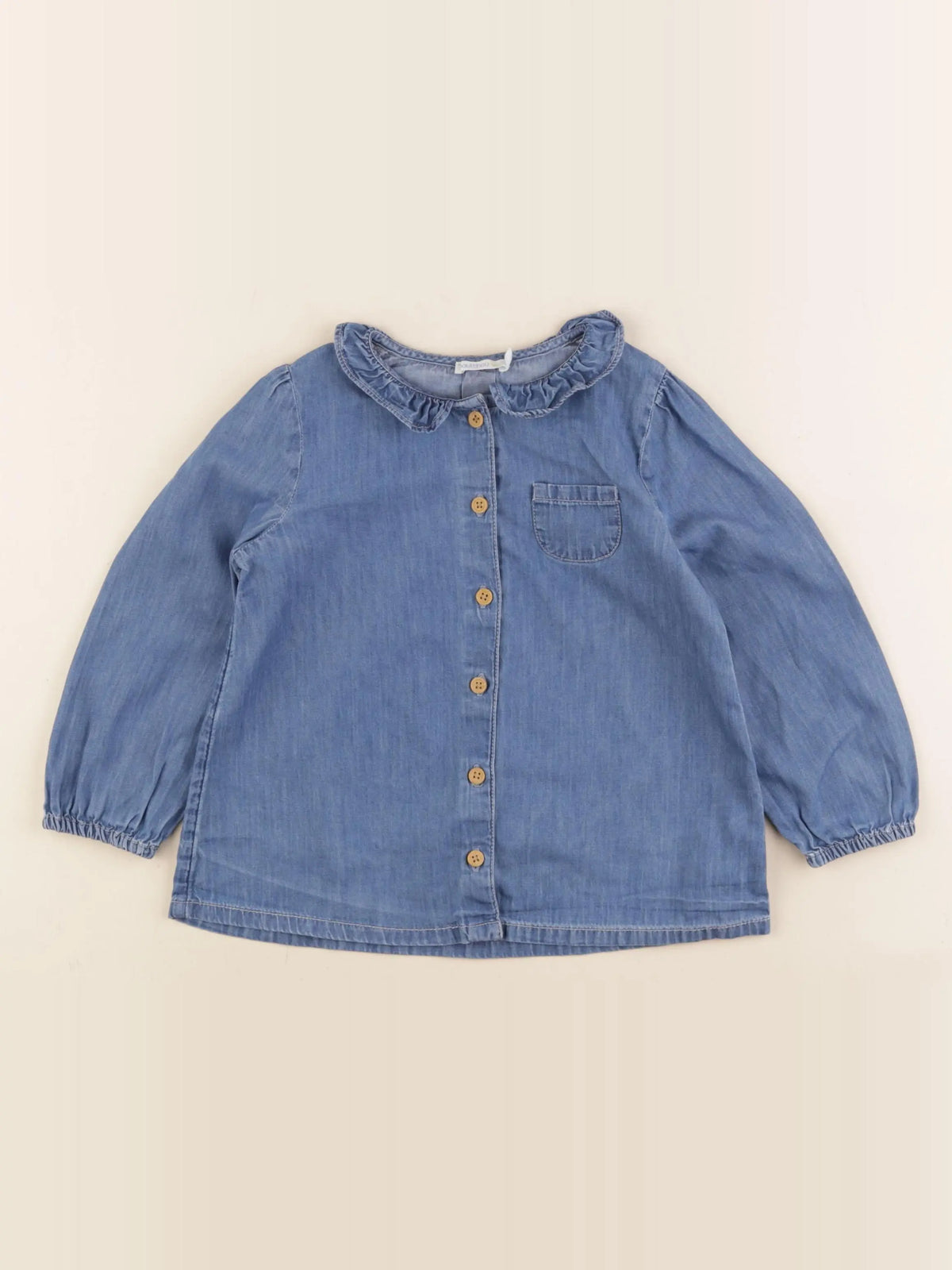 Boutchou - blouse bleu - 36 mois