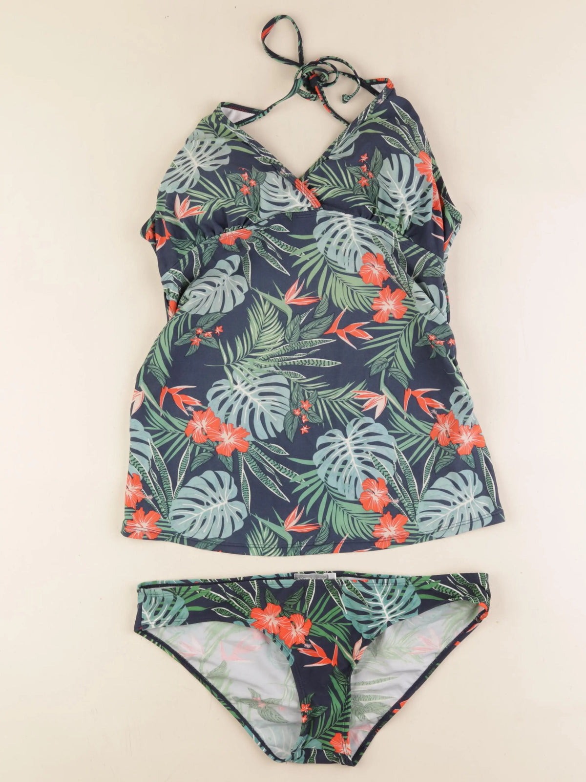 Vertbaudet - maillot de bain grossesse bleu, vert - 40