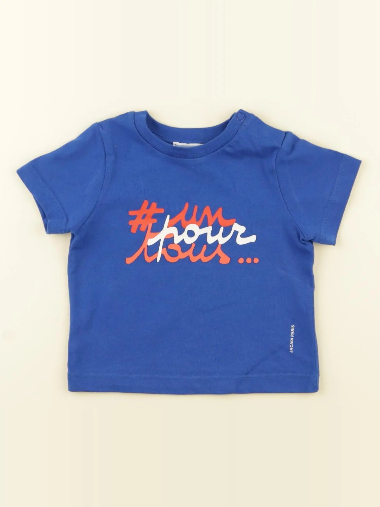 Jacadi - tee-shirt bleu - 6 mois