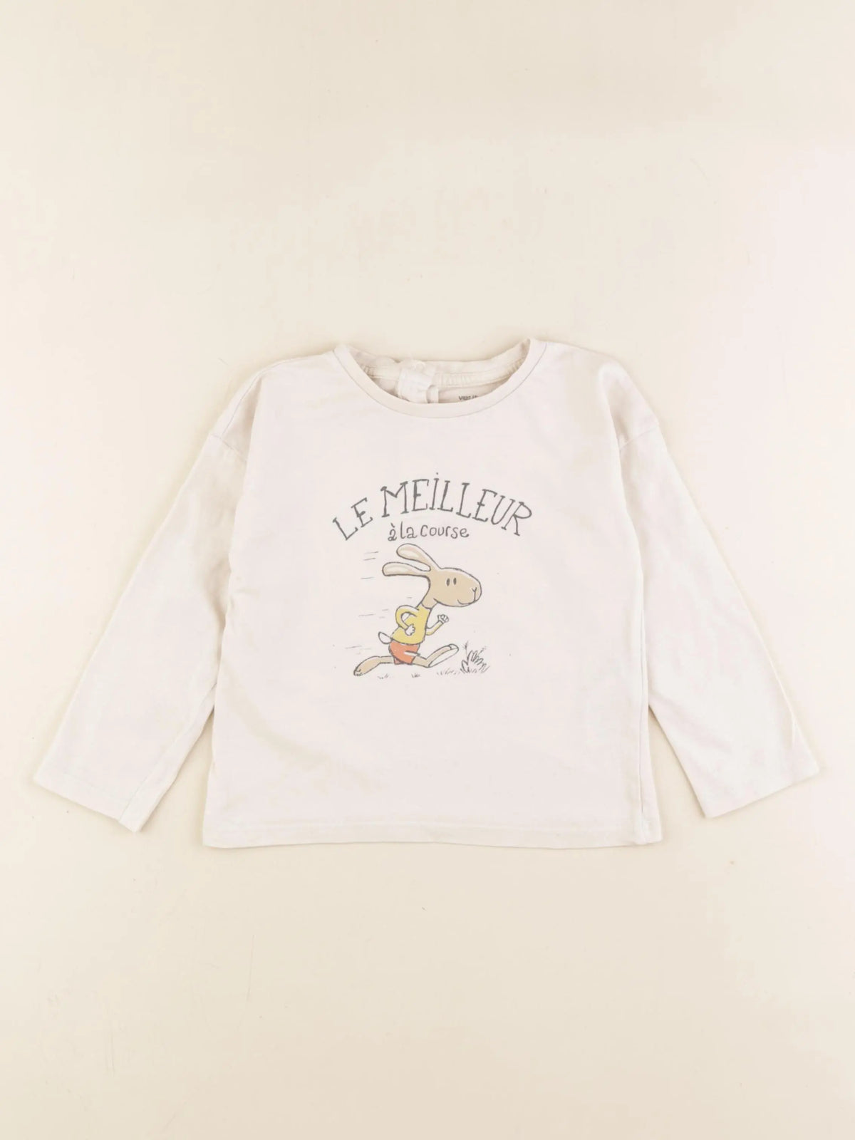 Vertbaudet - tee-shirt blanc - 36 mois