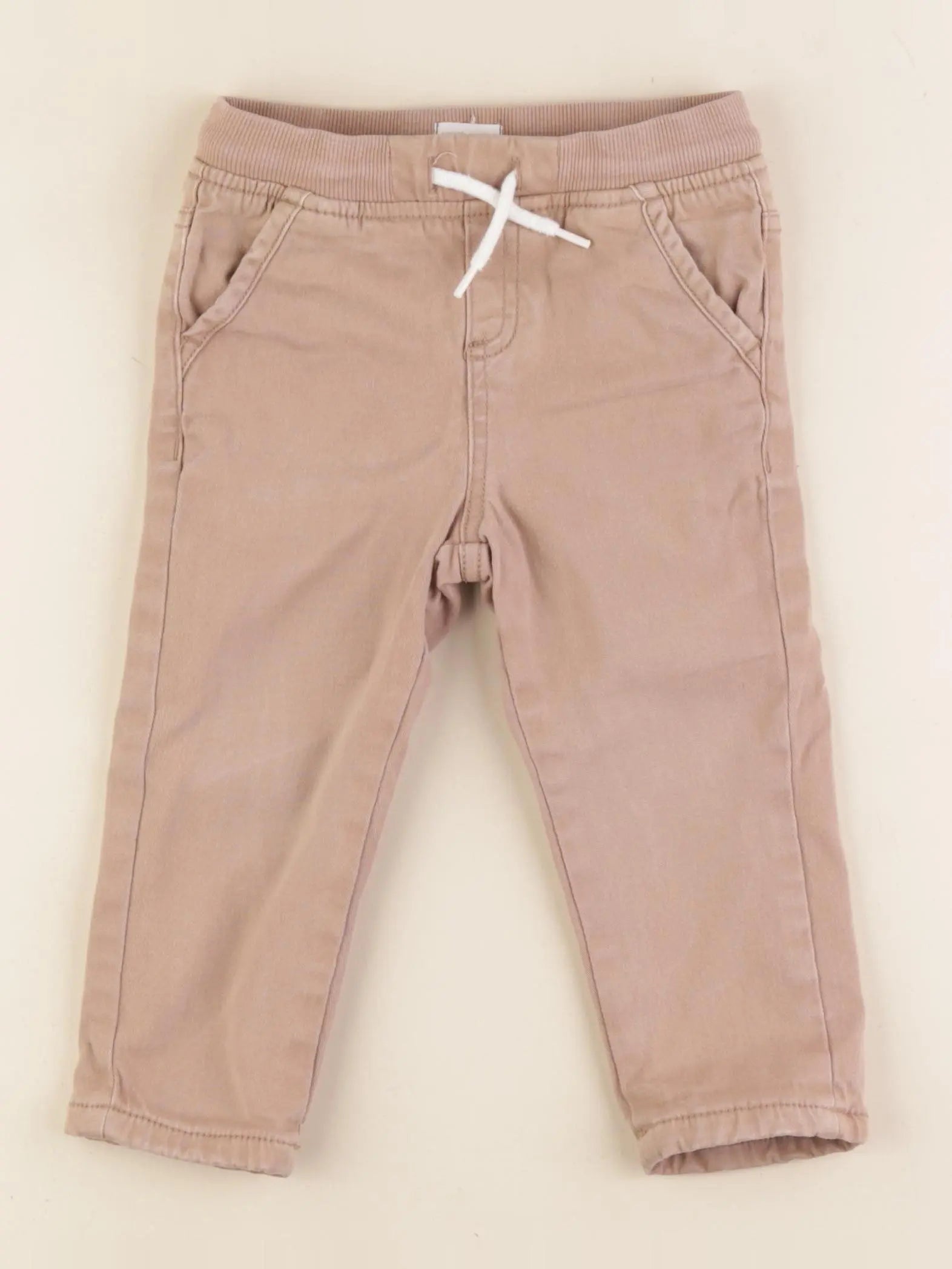 Vertbaudet - pantalon marron - 24 mois