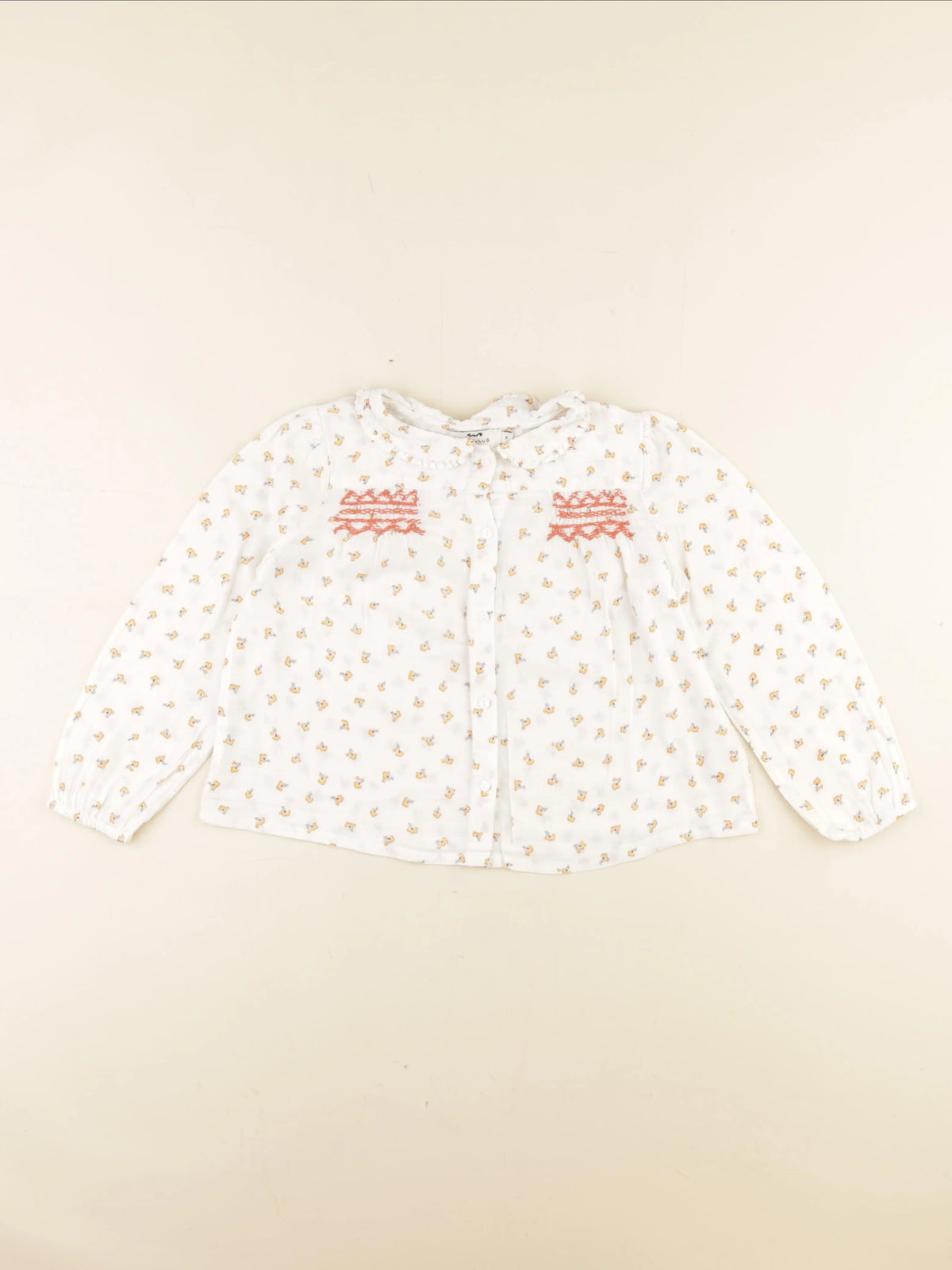 Cyrillus - blouse blanc - 5 ans