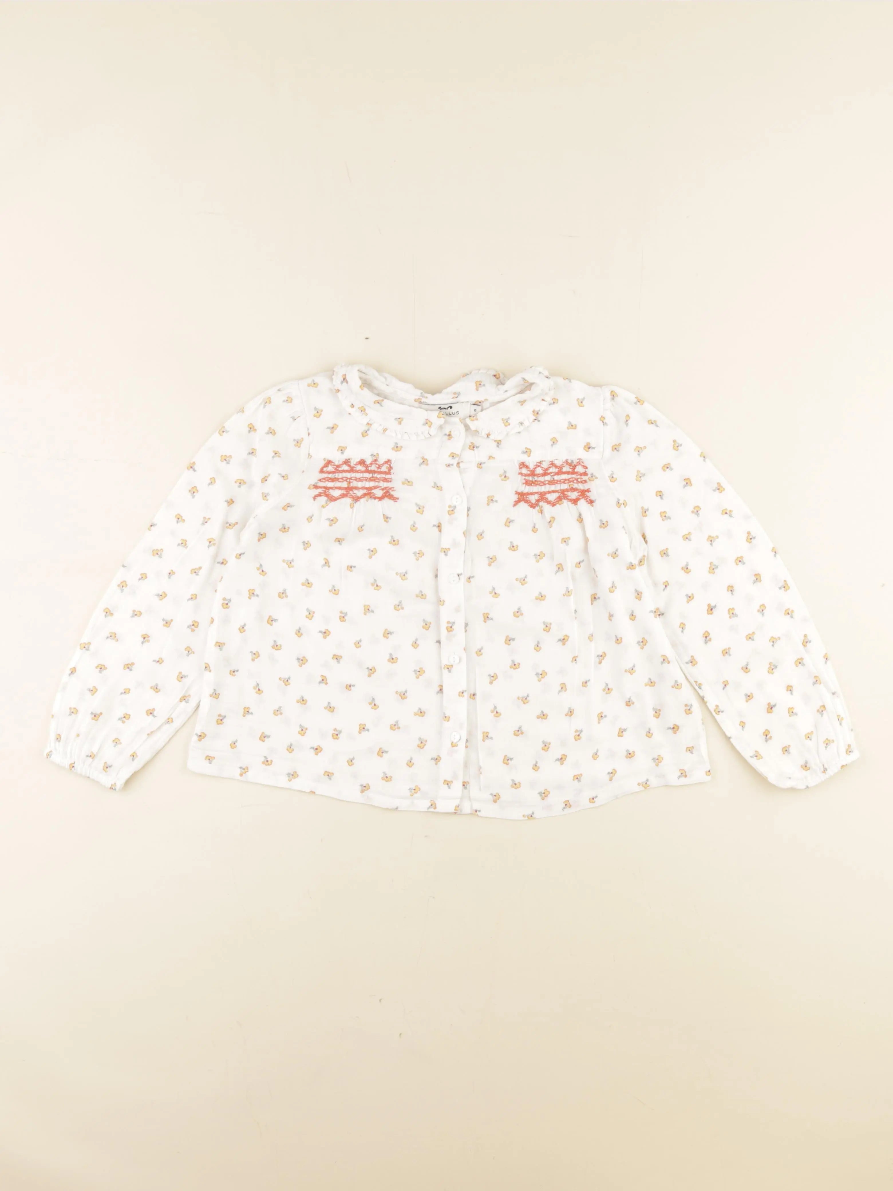 Cyrillus - blouse blanc - 5 ans