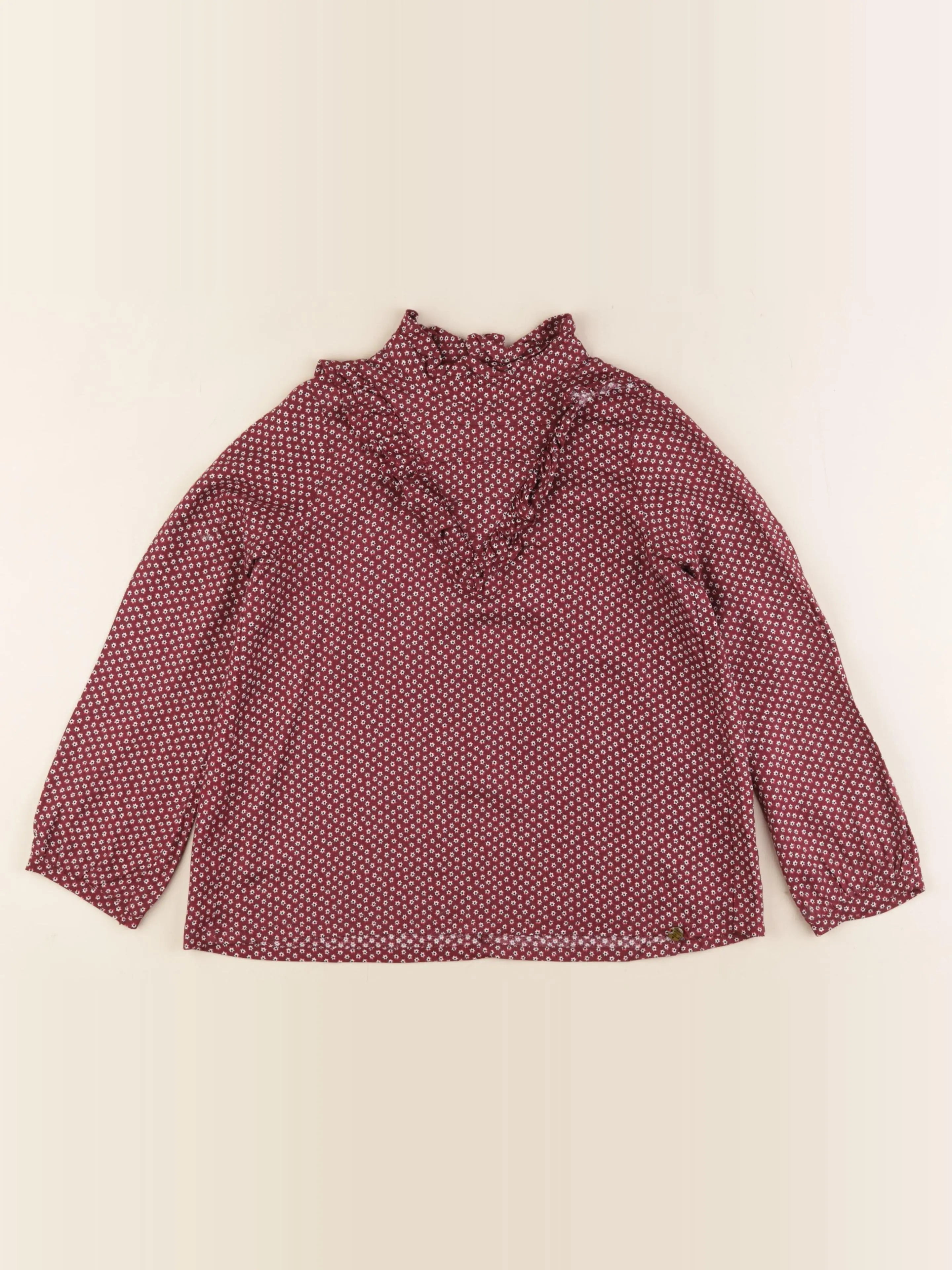 IKKS - blouse rouge - 8 ans