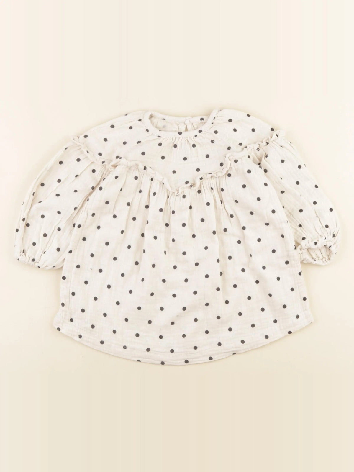 Zara - robe beige - 12/18 mois
