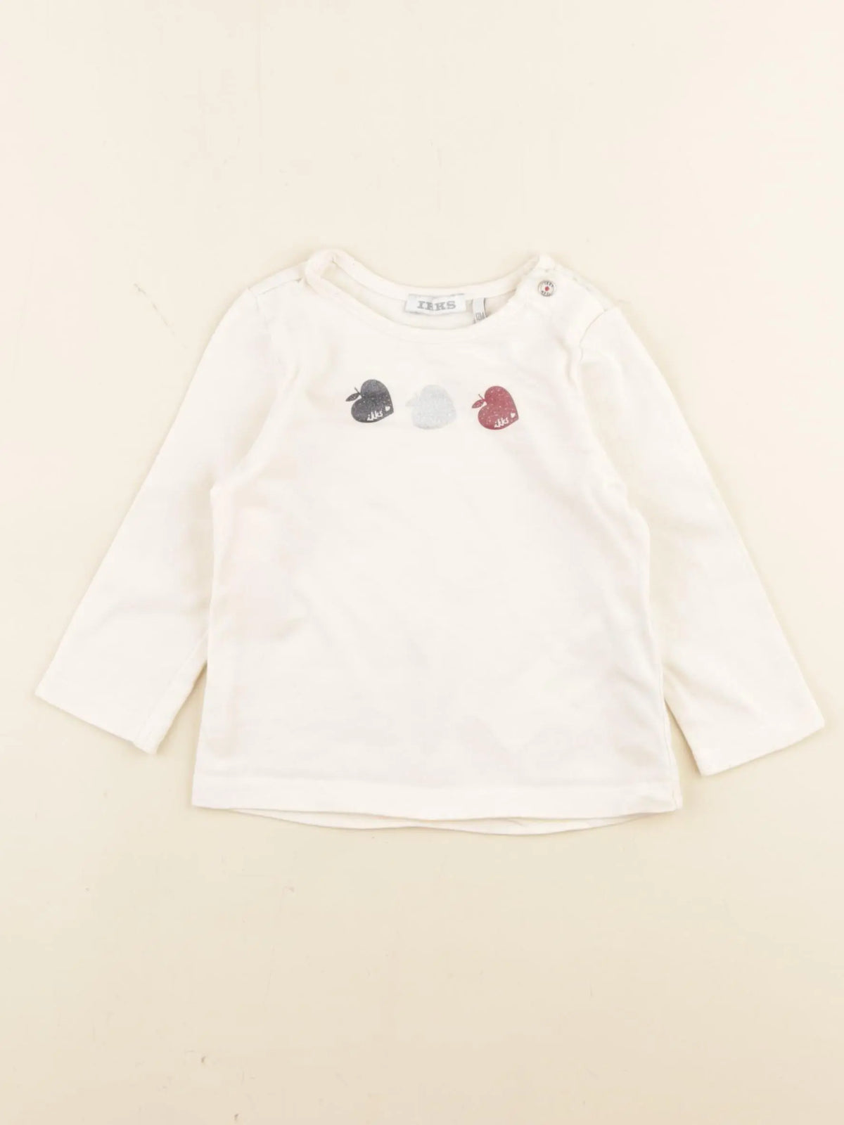 IKKS - tee-shirt beige - 12 mois
