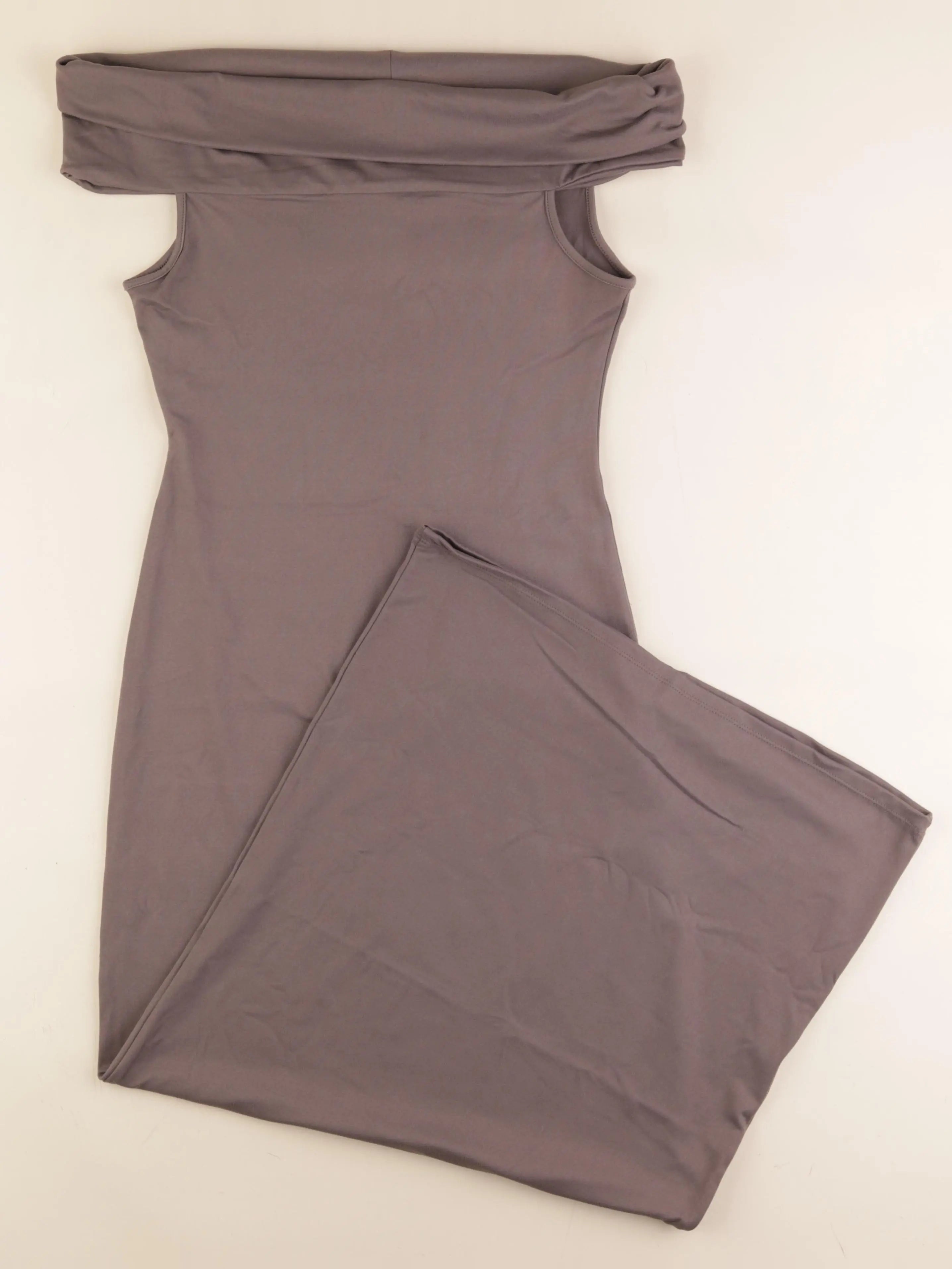H&M - robe grossesse marron - s