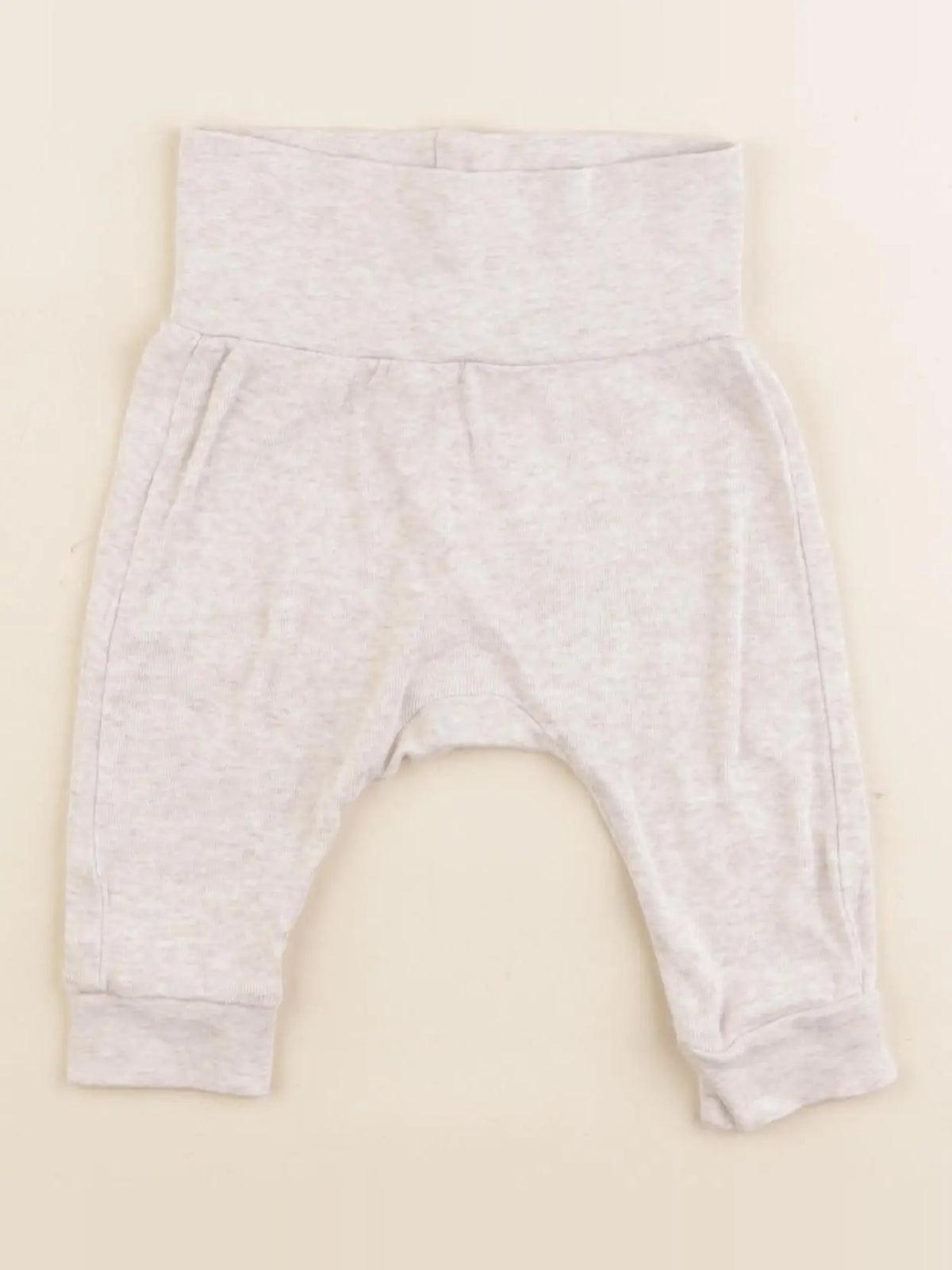 H&M - legging beige - 1/2 mois